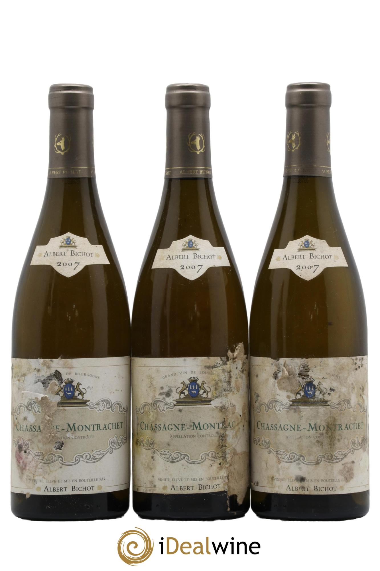Chassagne-Montrachet Albert Bichot 2007 - Lot de 3 bouteilles - 0
