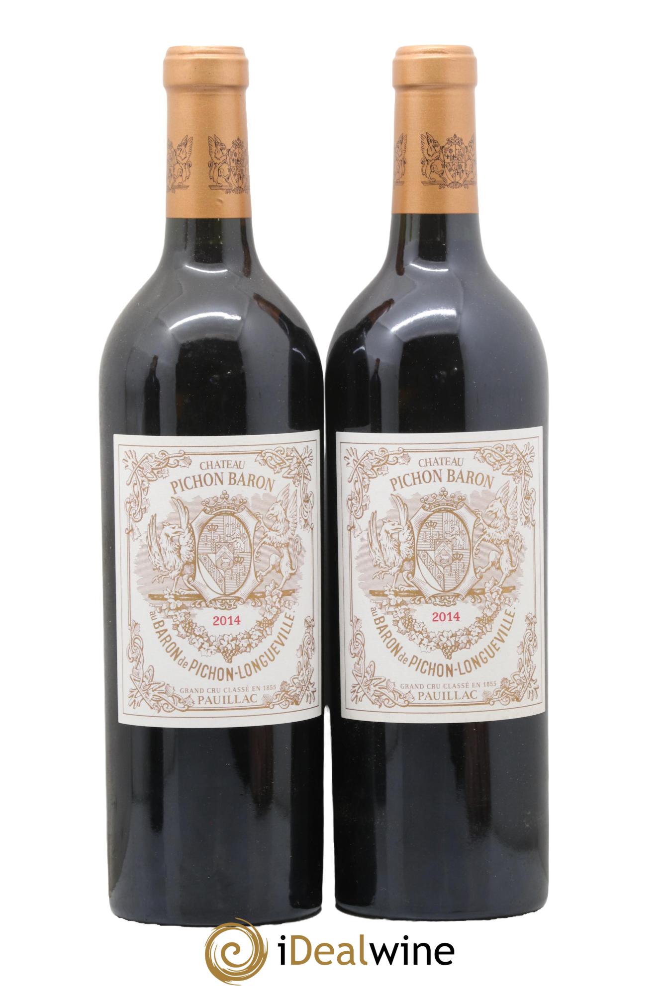 Pichon Longueville Baron 2ème Grand Cru Classé 2014 - Lot de 2 bouteilles - 0