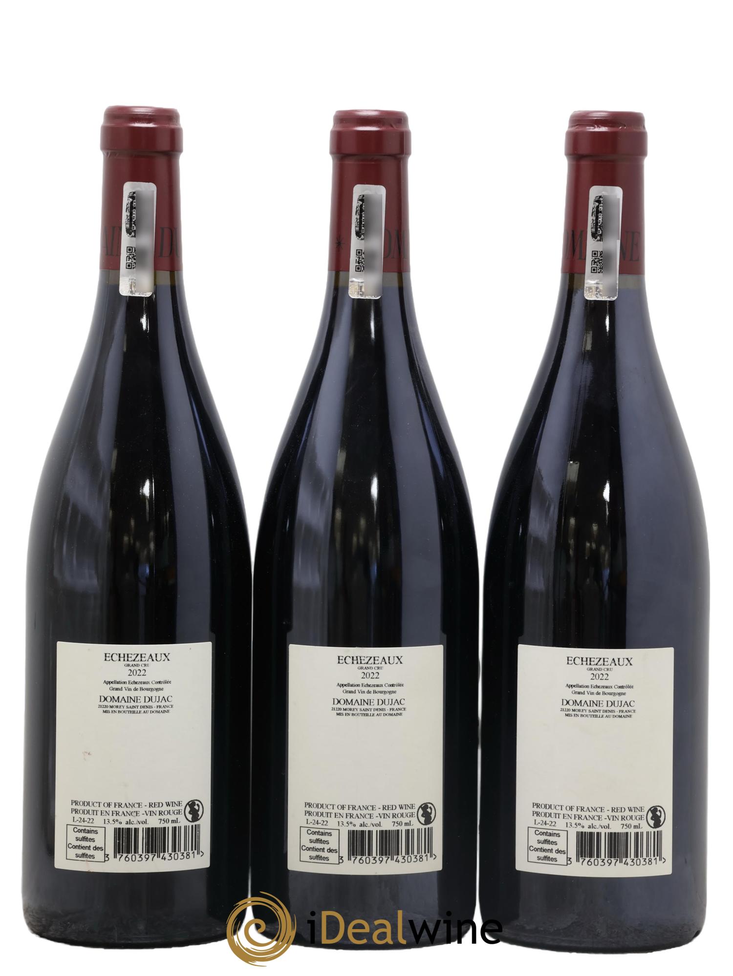 Echezeaux Grand Cru Dujac (Domaine) 2022 - Lot de 3 bouteilles - 1