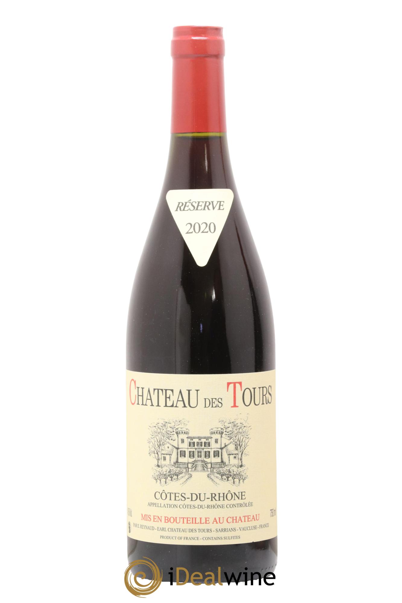 Côtes-du-Rhône Château des Tours Emmanuel Reynaud 2020 - Lot de 1 bouteille - 0