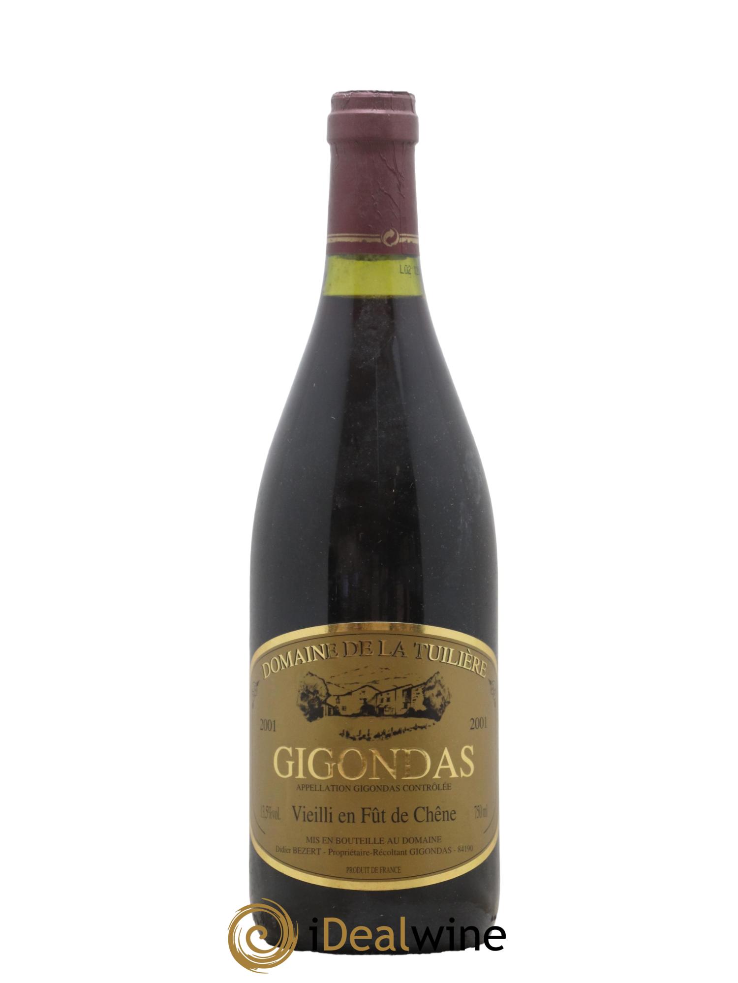 Gigondas Domaine de la Tuilerie 2001 - Lot de 1 bouteille - 0