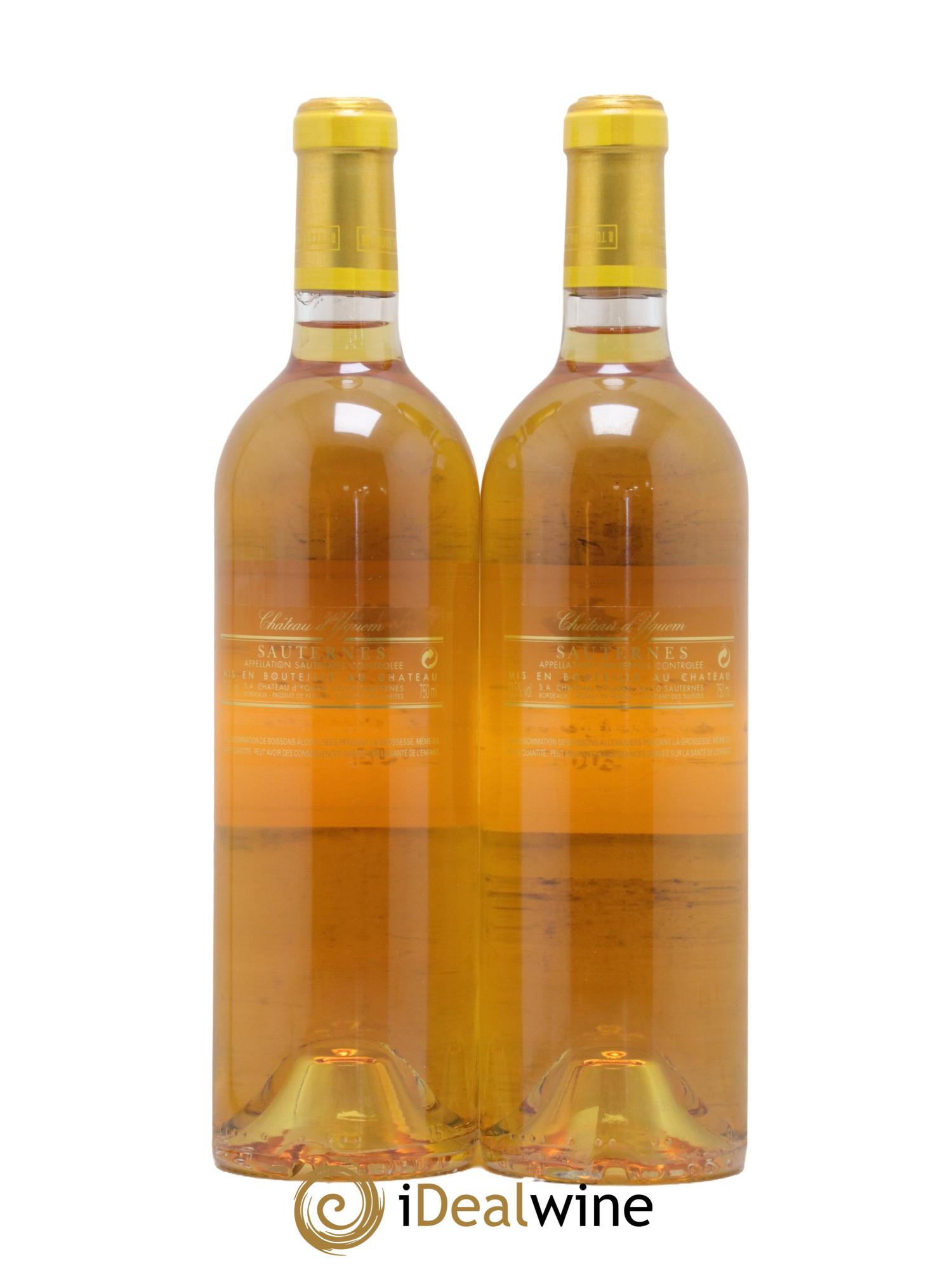 Château d' Yquem 1er Cru Classé Supérieur  2008 - Lot of 2 bottles - 1