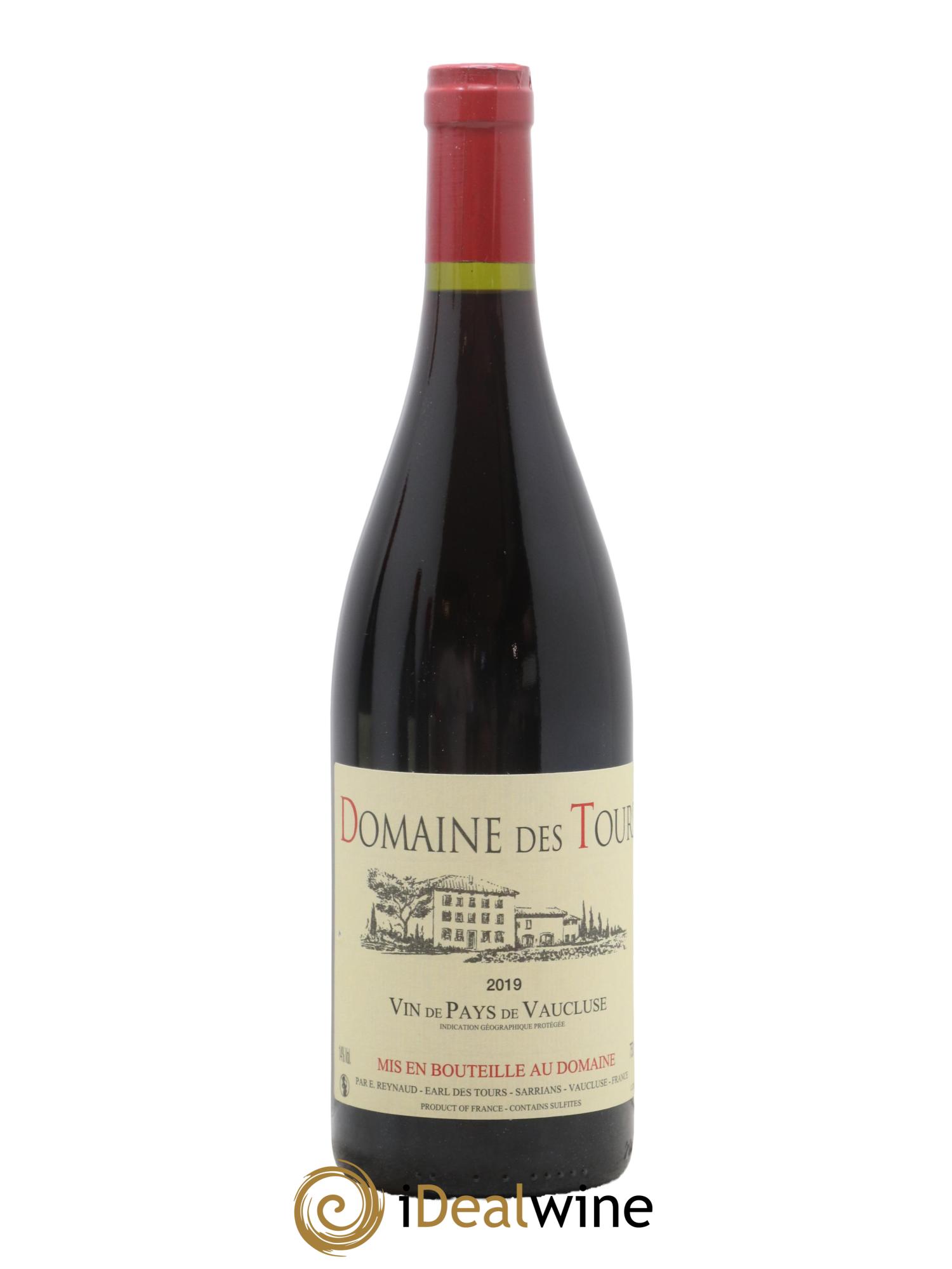 Vaucluse (Vin de Pays de Vaucluse) Domaine des Tours Emmanuel Reynaud 2019 - Lot de 1 bouteille - 0