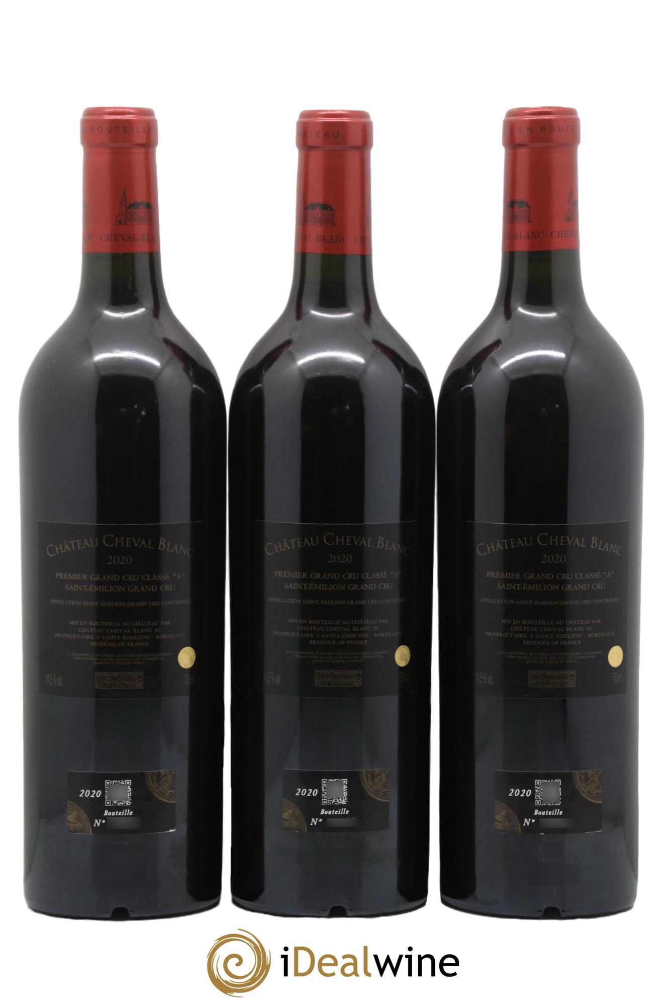 Château Cheval Blanc 1er Grand Cru Classé A  2020 - Lot de 6 bouteilles - 4