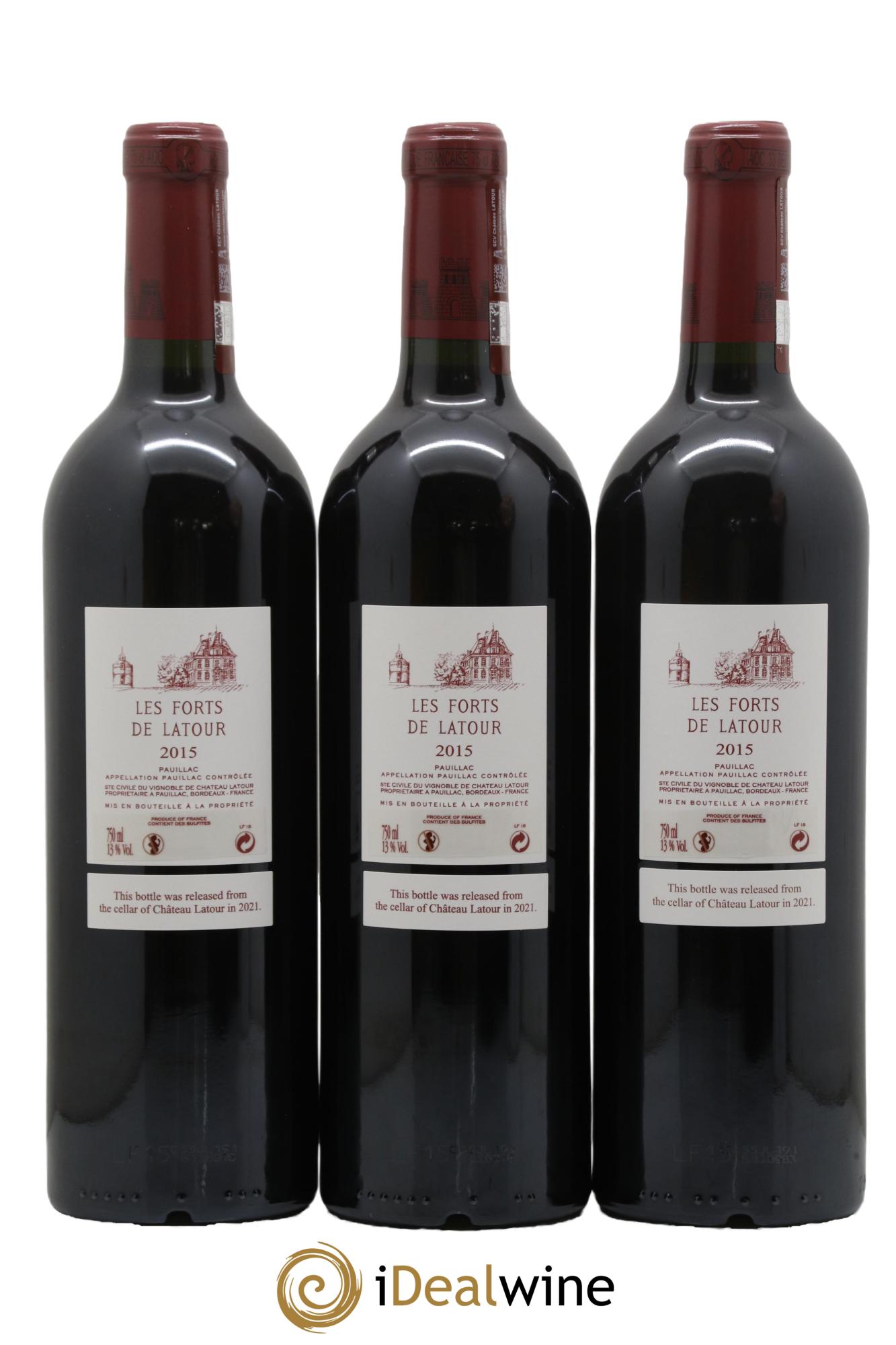 Les Forts de Latour Second Vin 2015 - Posten von 6 Flaschen - 4
