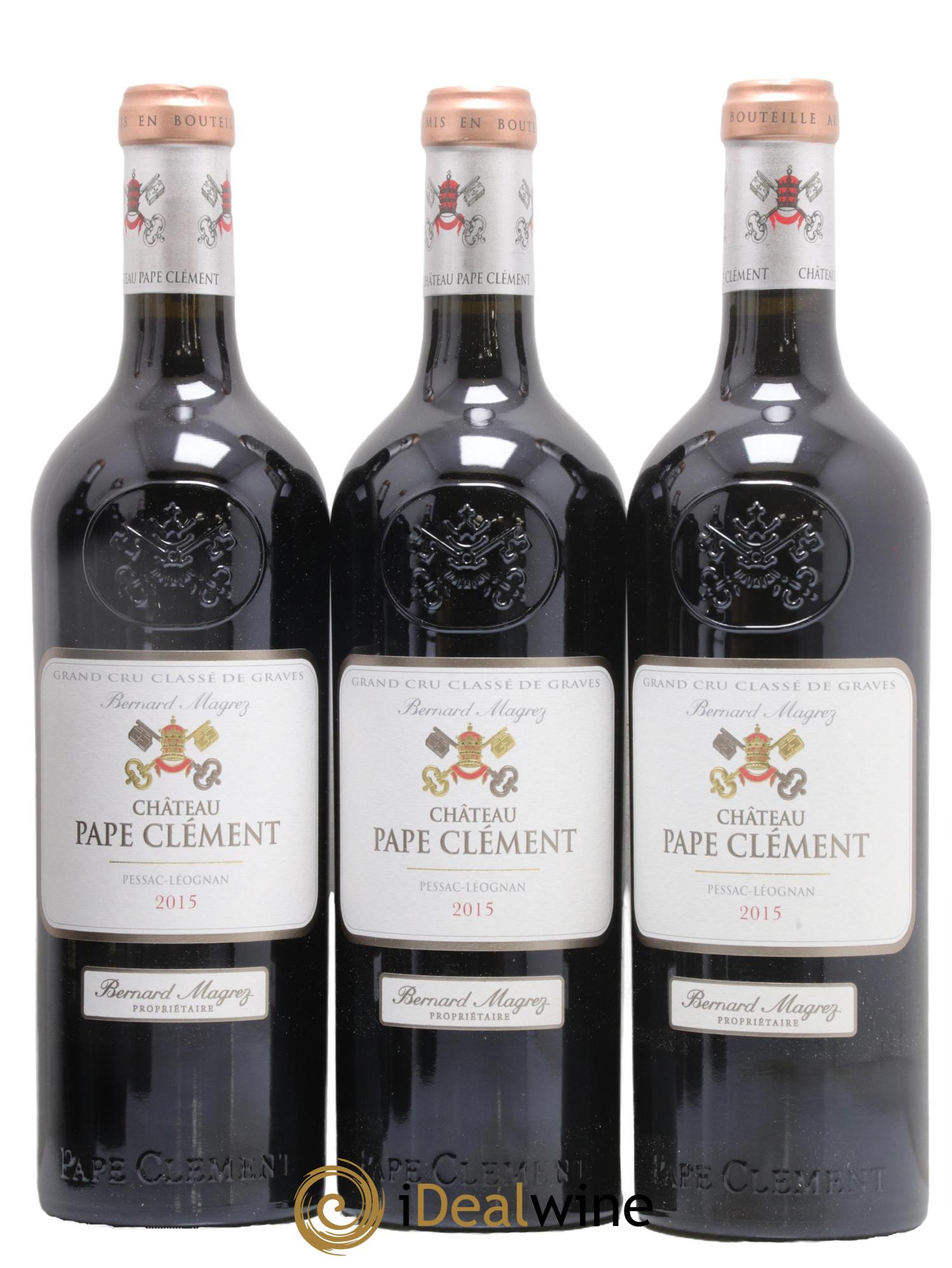Château Pape Clément Cru Classé de Graves 2015 - Lot of 6 bottles - 1