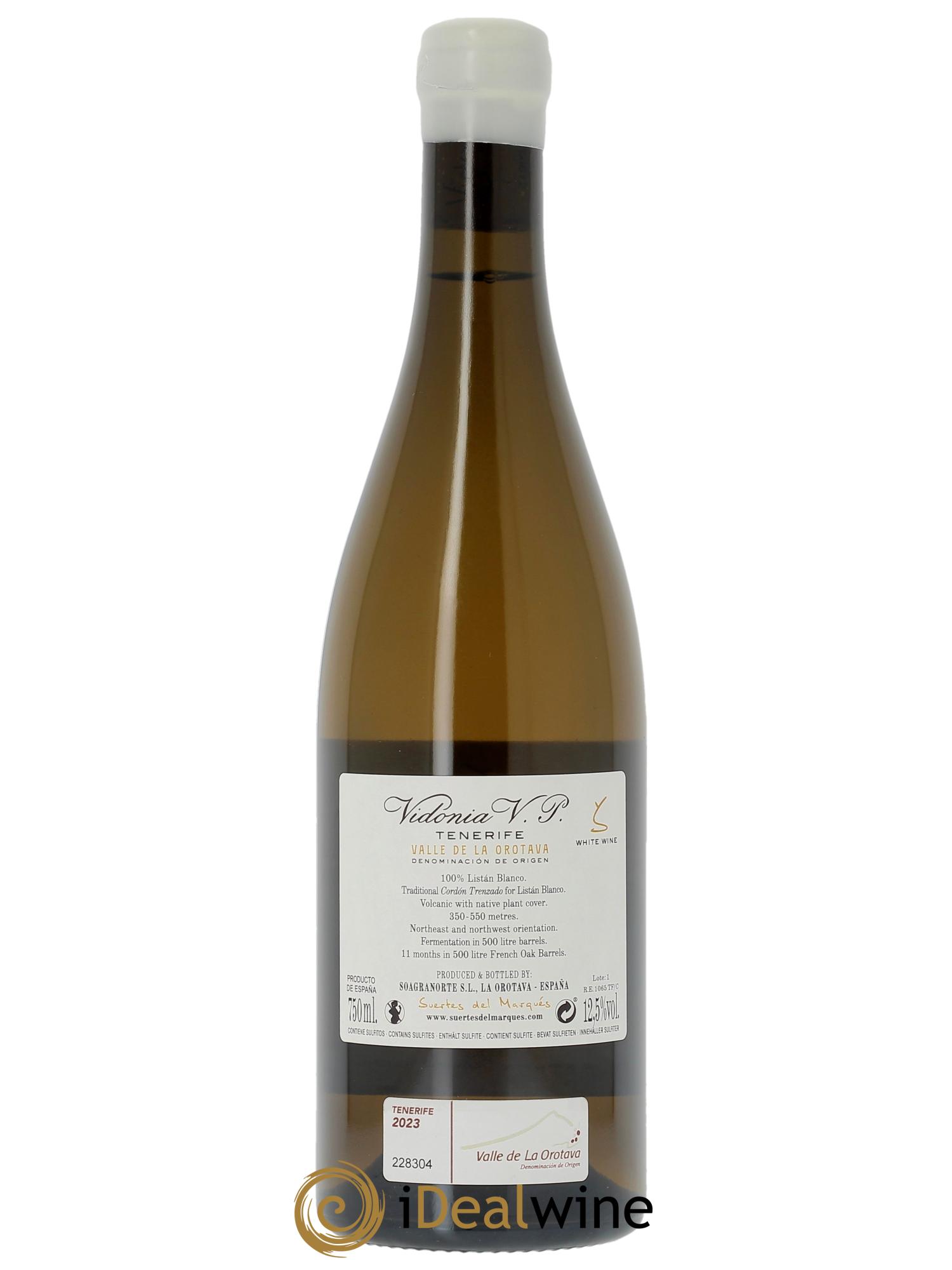 Valle de la Orotava Suertes del Marqués Vidonia Viñedos Propios 2023 - Lot of 1 bottle - 1
