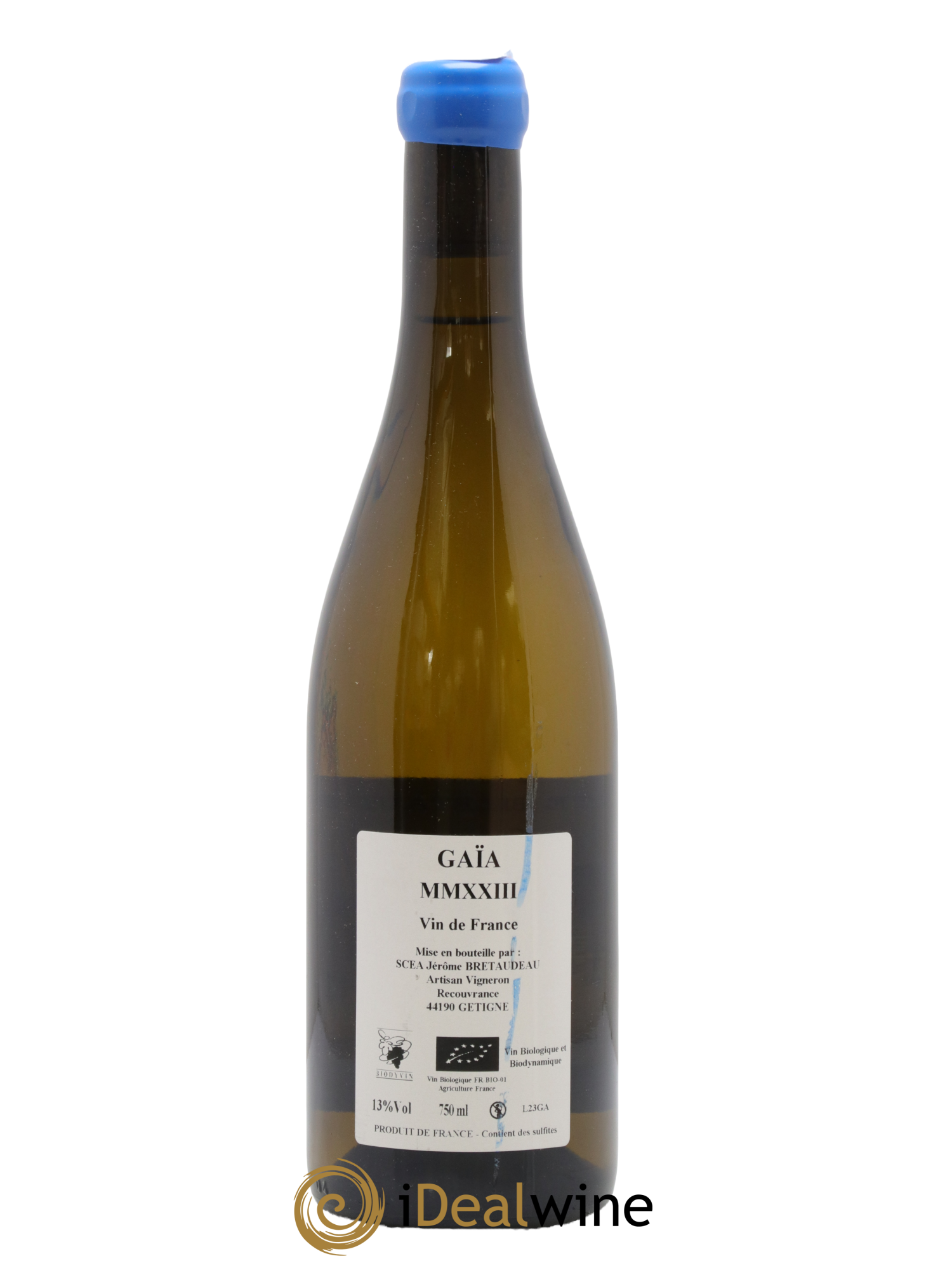 Vin de France Gaïa Jérôme Bretaudeau - Domaine de Bellevue 2023 - Lot de 1 bouteille - 1