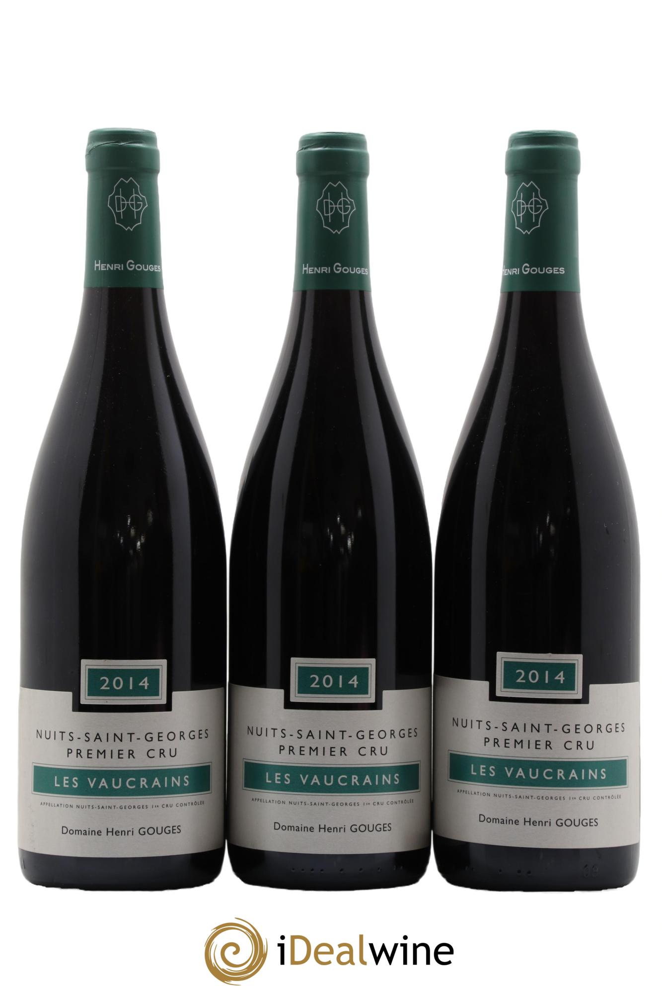 Nuits-Saint-Georges 1er Cru Les Vaucrains Henri Gouges 2014 - Lot de 3 bouteilles - 0