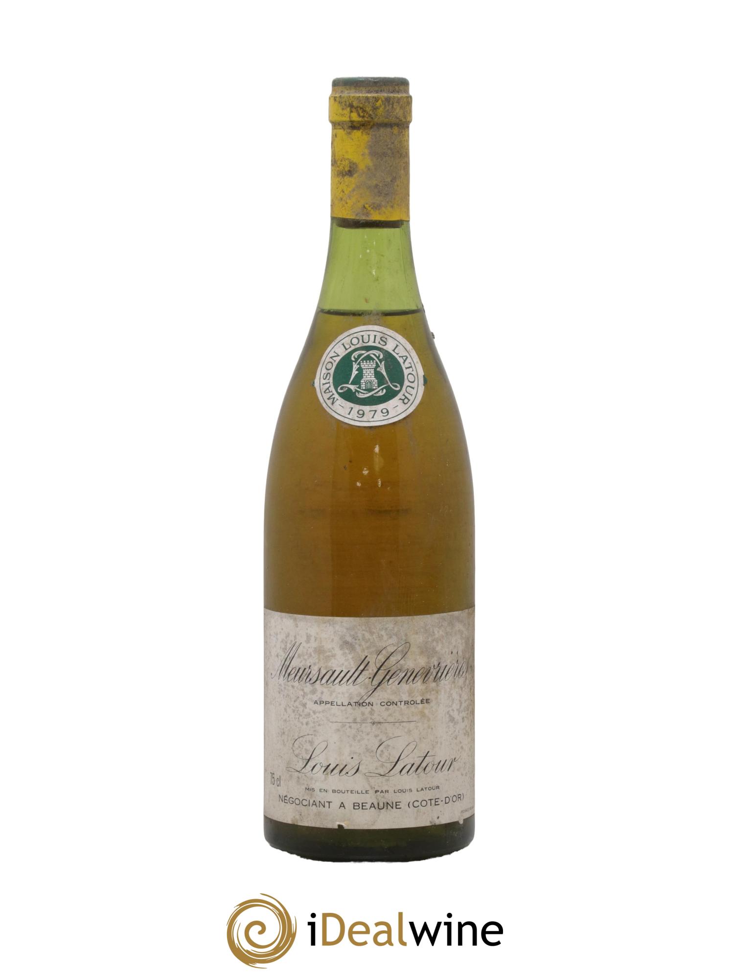 Meursault 1er Cru Genevrières Louis Latour 1979 - Lot de 1 bouteille - 0