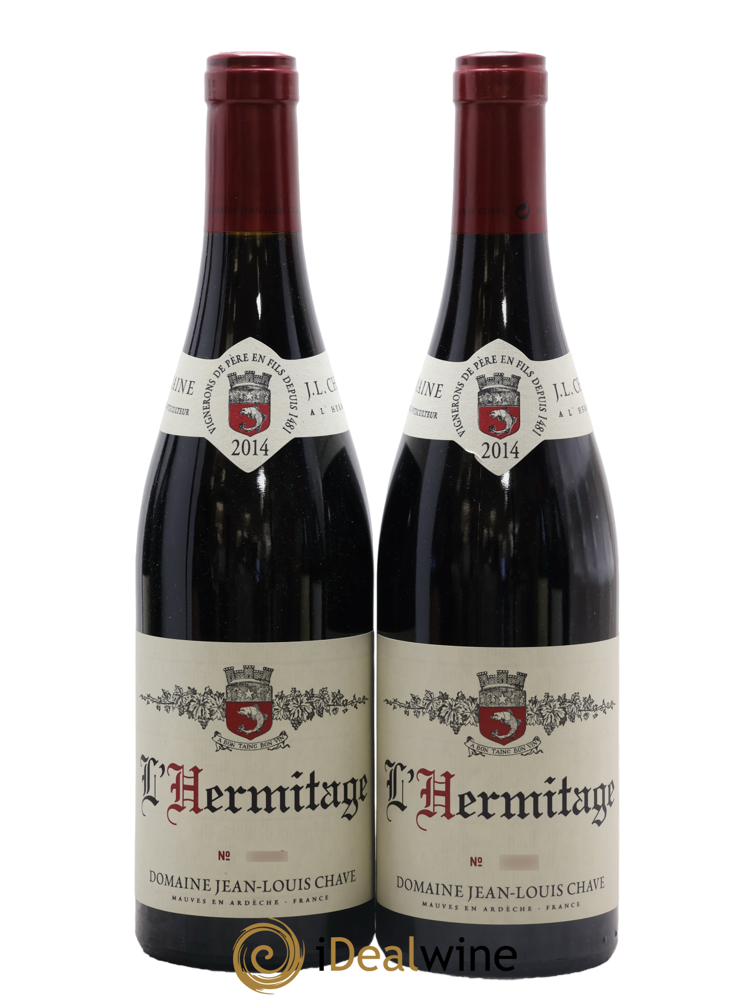 Hermitage Jean-Louis Chave 2014 - Lot de 2 bouteilles - 0