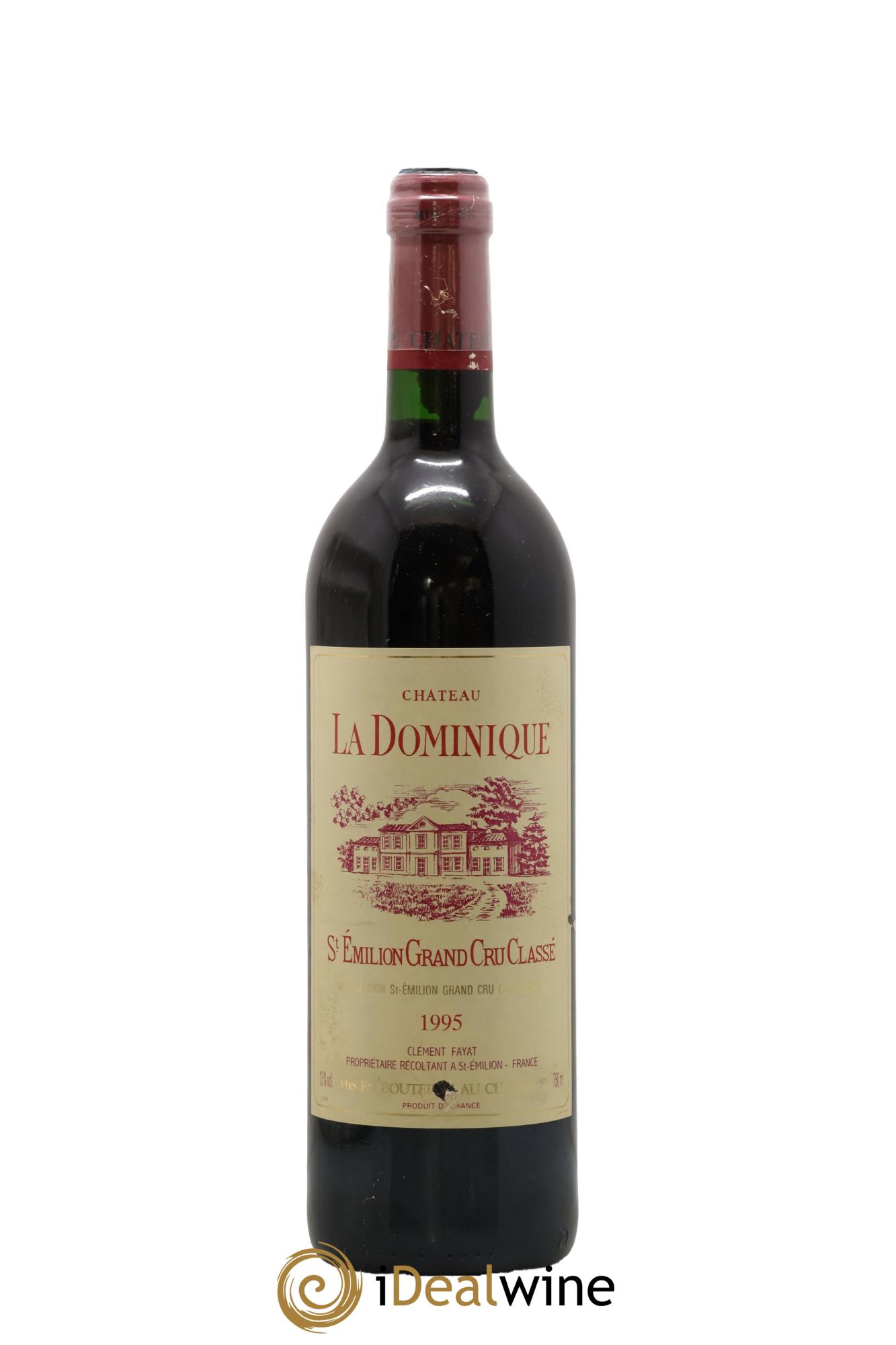 Château la Dominique Grand Cru Classé 1995 - Lot de 1 bouteille - 0