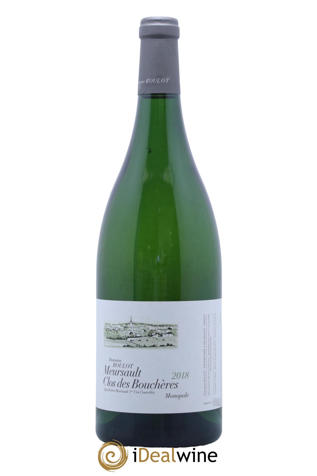 Meursault 1er Cru Clos des Bouchères Roulot (Domaine) 2018 - Lot de 1 magnum - 1