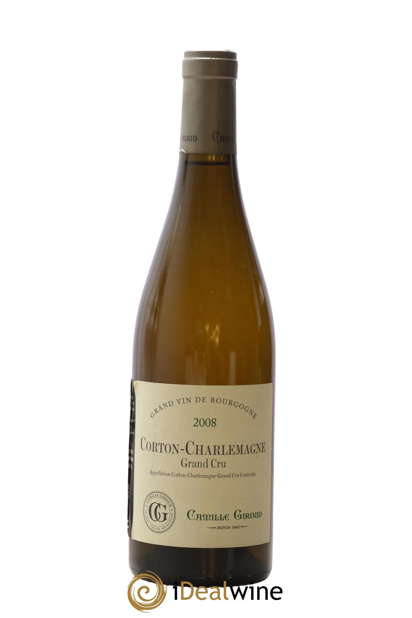 Corton-Charlemagne Grand Cru Camille Giroud (Domaine) 2008 - Lot de 1 bouteille - 0