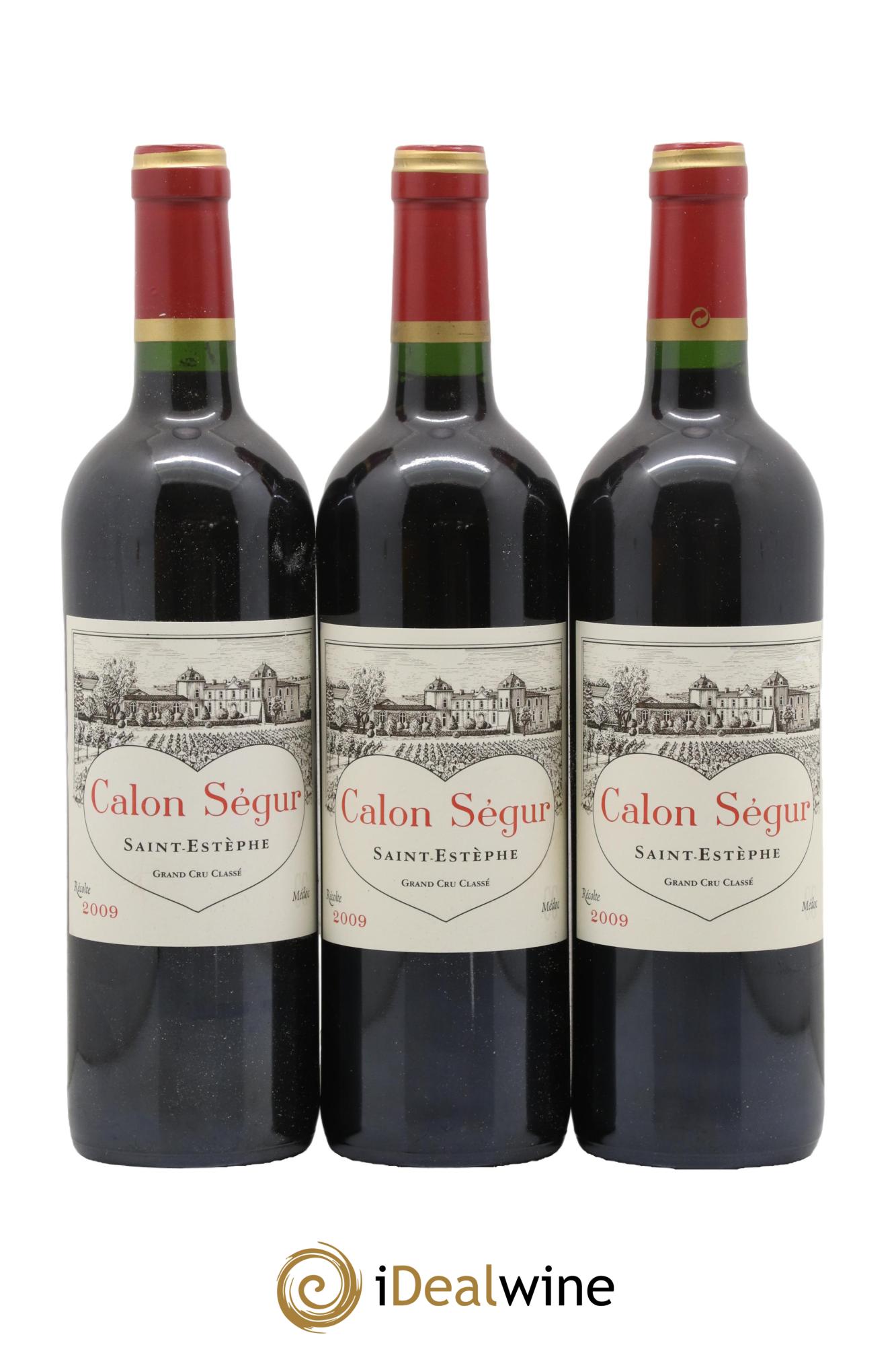 Château Calon Ségur 3ème Grand Cru Classé 2009 - Lot of 3 bottles - 0