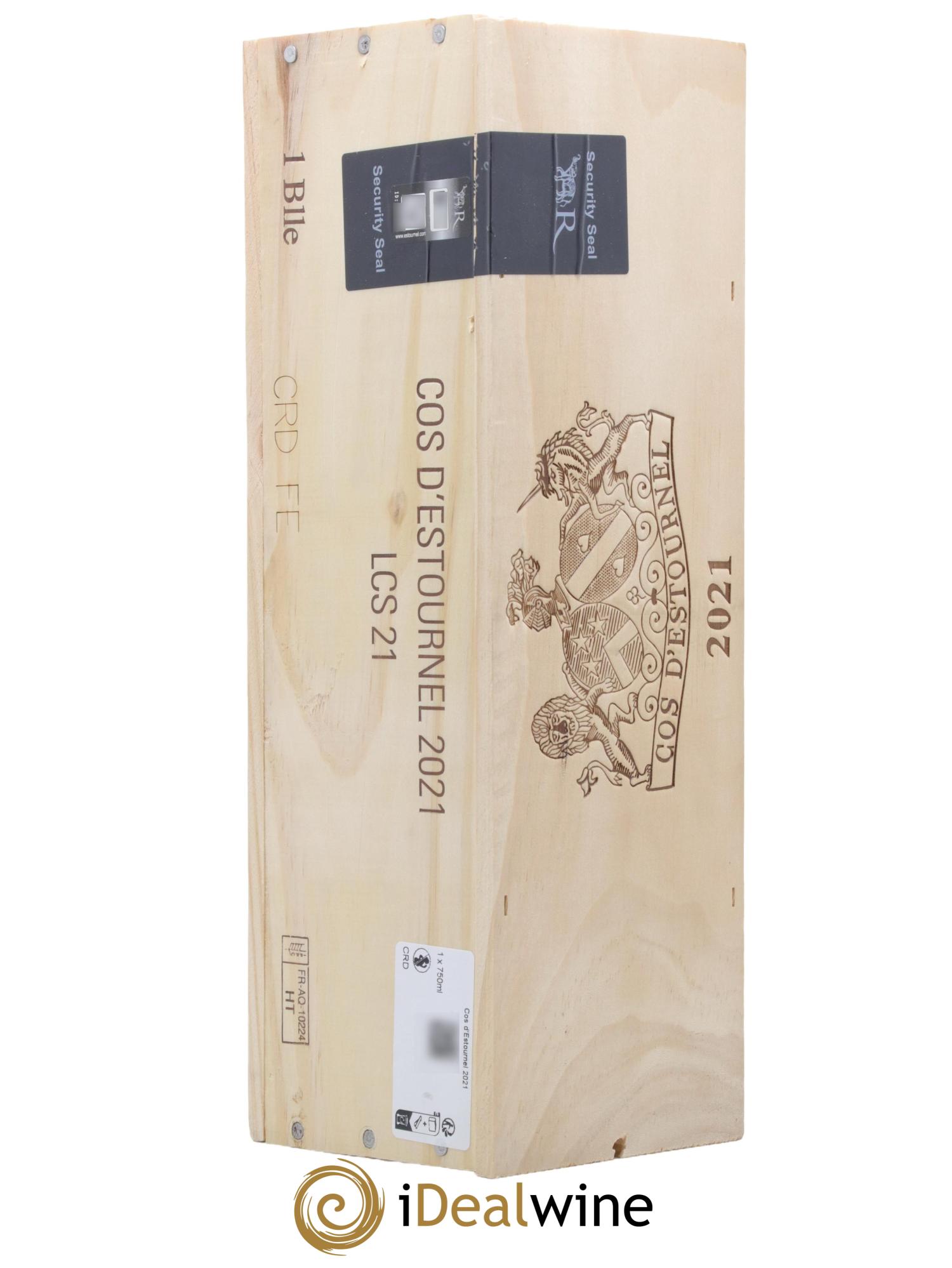 Cos d'Estournel 2ème Grand Cru Classé 2021 - Lot of 1 bottle - 1