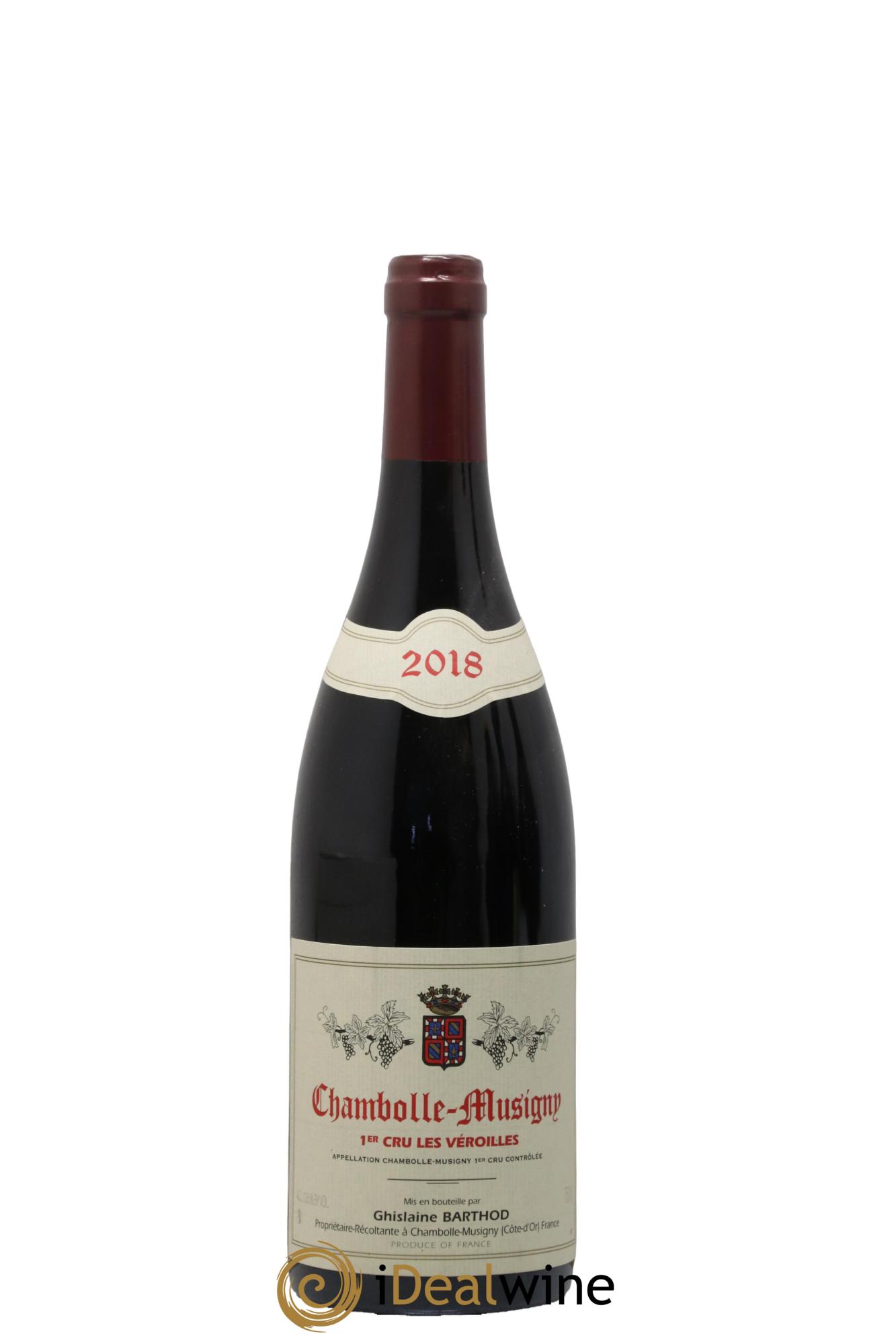 Chambolle-Musigny 1er Cru Les Véroilles Ghislaine Barthod 2018 - Lot de 1 bouteille - 0