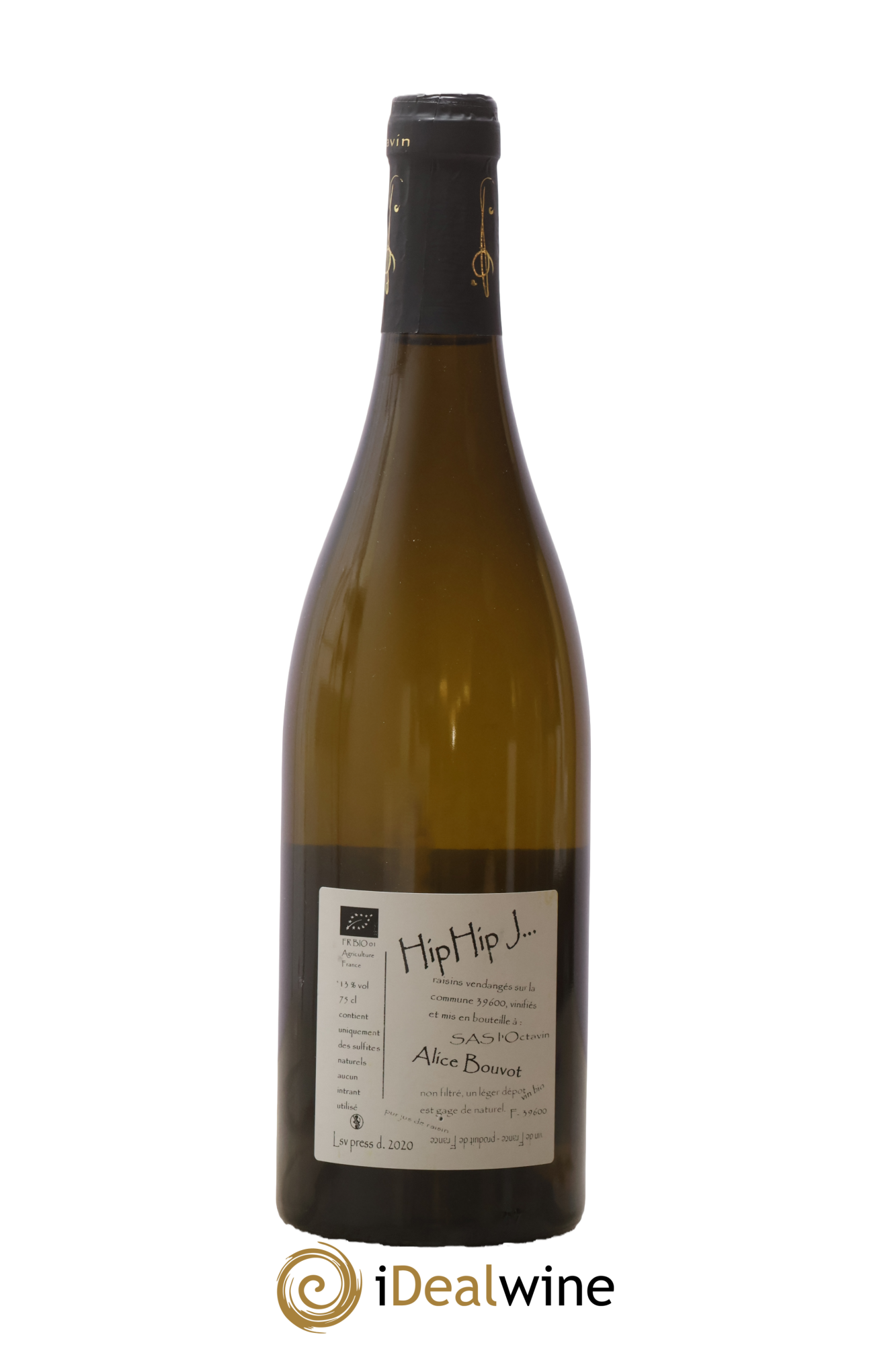 Vin de France Savagnin Macéré Hip Hip J Domaine de l'Octavin Alice Bouvot 2020 - Lot of 1 bottle - 1