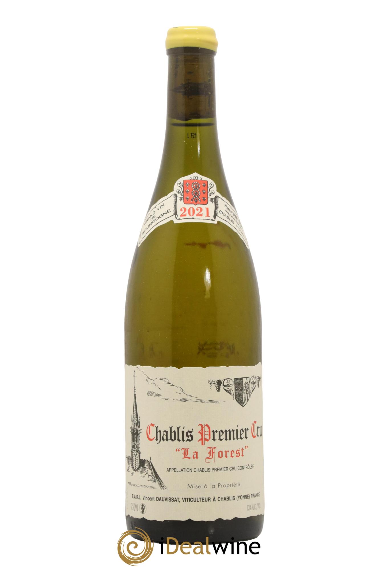 Chablis 1er Cru La Forest Vincent Dauvissat (Domaine) 2021 - Lot de 1 bouteille - 0