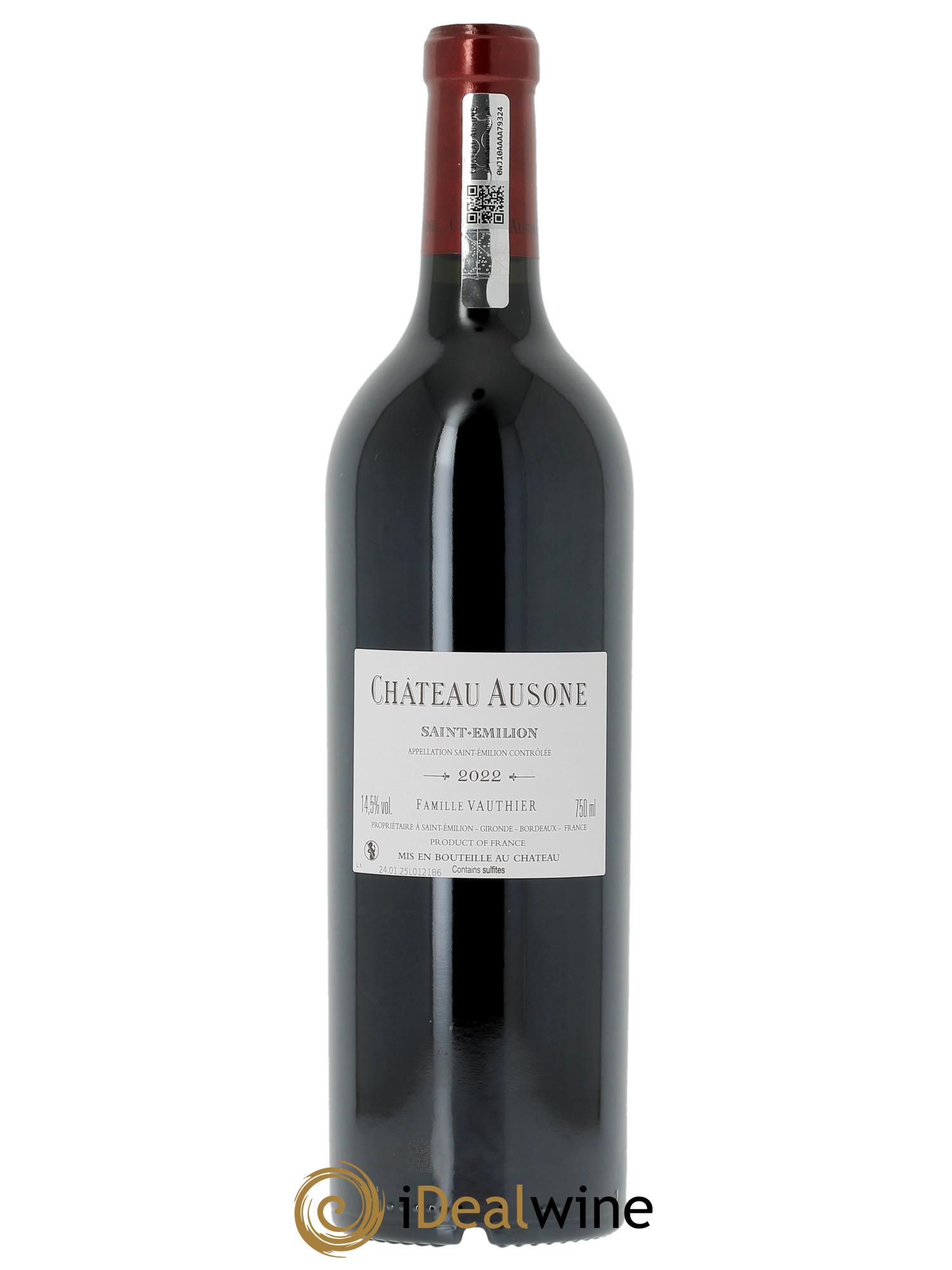 Château Ausone 1er Grand Cru Classé A 2022 - Lot de 1 bouteille - 1