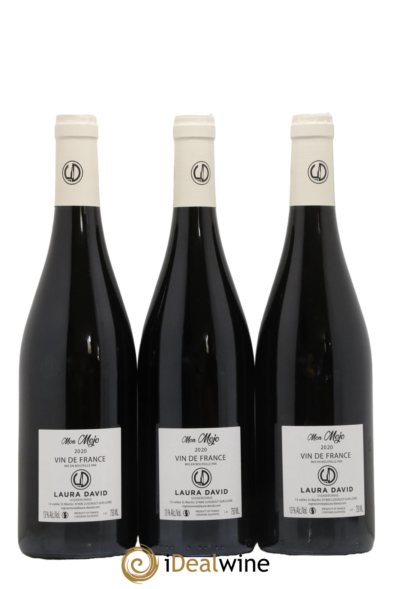 Vin de France Mon Mojo Domaine Laura David 2020 - Lot de 3 bouteilles - 1