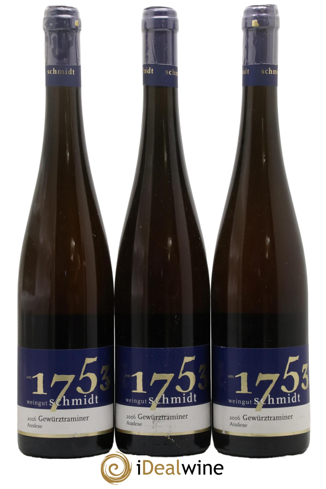 Allemagne Gewurztraminer Auslese Weingut Schmidt 2006 - Posten von 3 Flaschen - 0