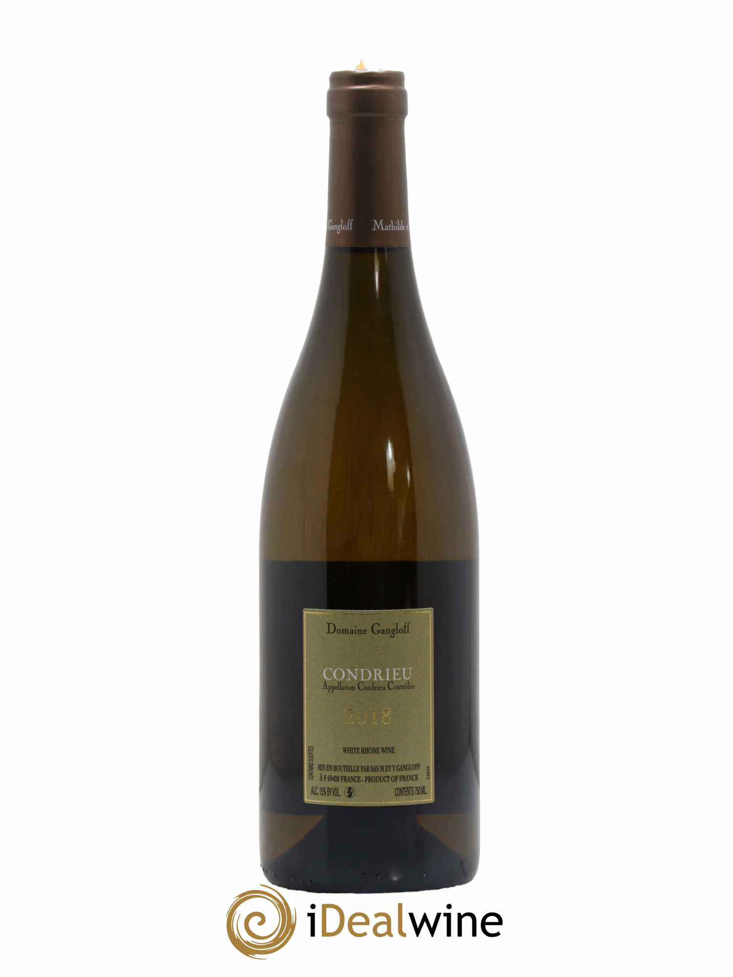 Condrieu Domaine Gangloff (Domaine)  2018 - Lot de 1 bouteille - 1