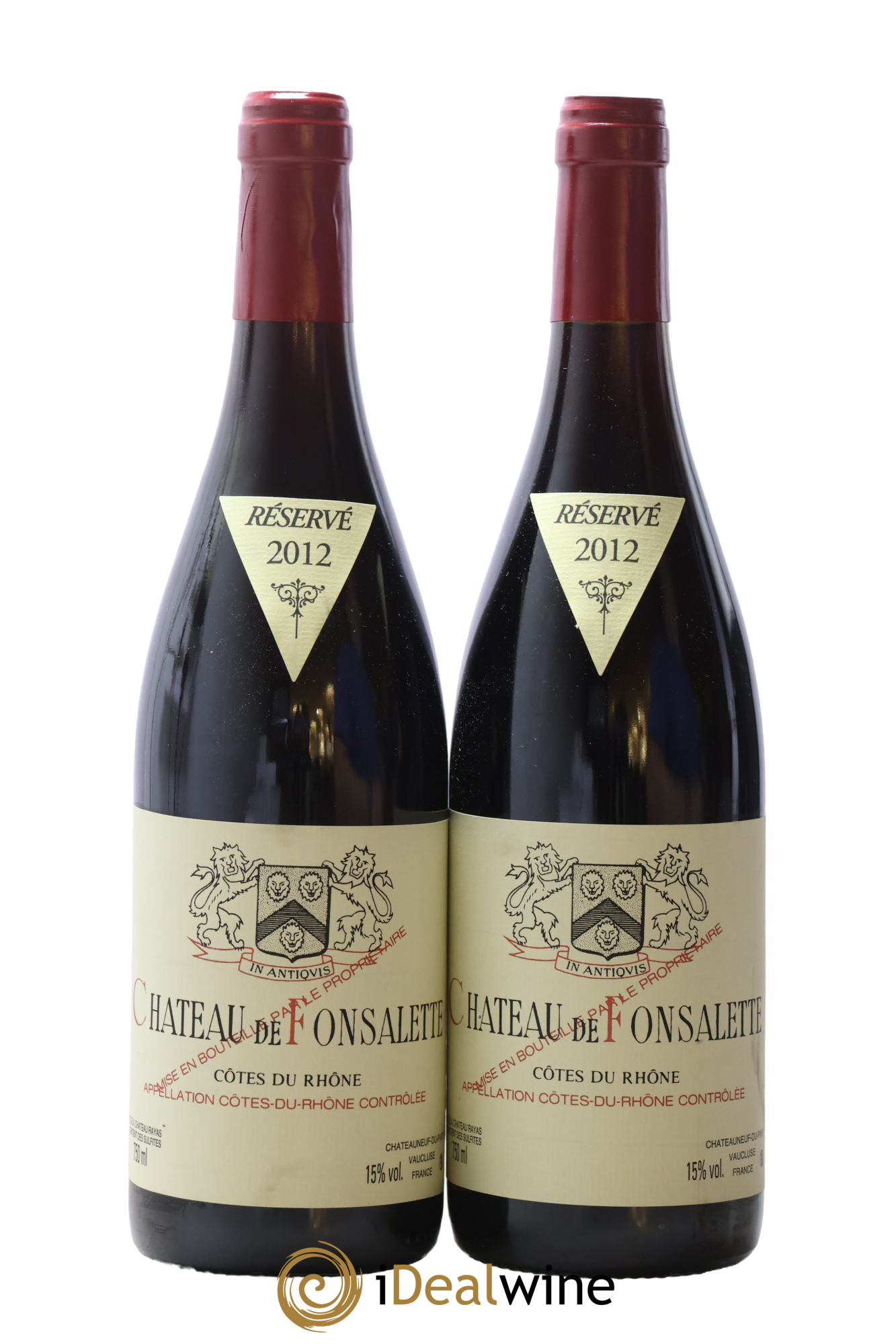 Côtes-du-Rhône Château de Fonsalette Emmanuel Reynaud 2012 - Lotto di 2 bottiglie - 0