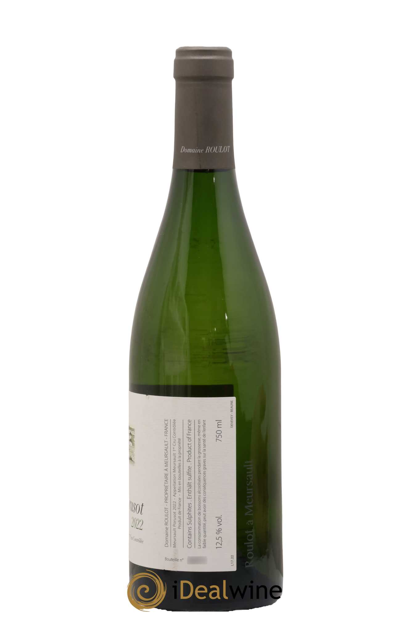 Meursault 1er Cru Le Porusot Roulot (Domaine) 2022 - Posten von 1 Flasche - 1