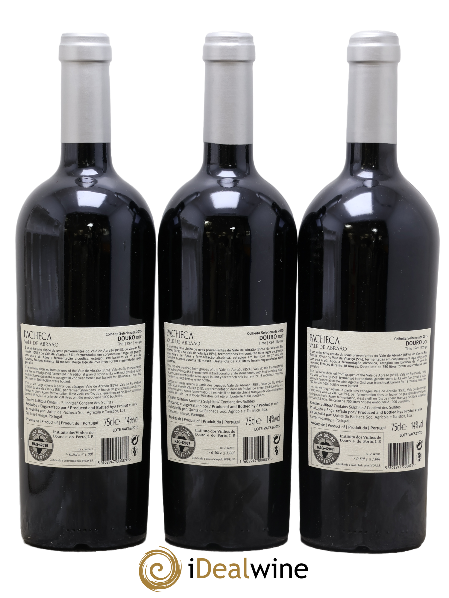 Douro Quinta da Pacheca 2015 - Posten von 3 Flaschen - 1