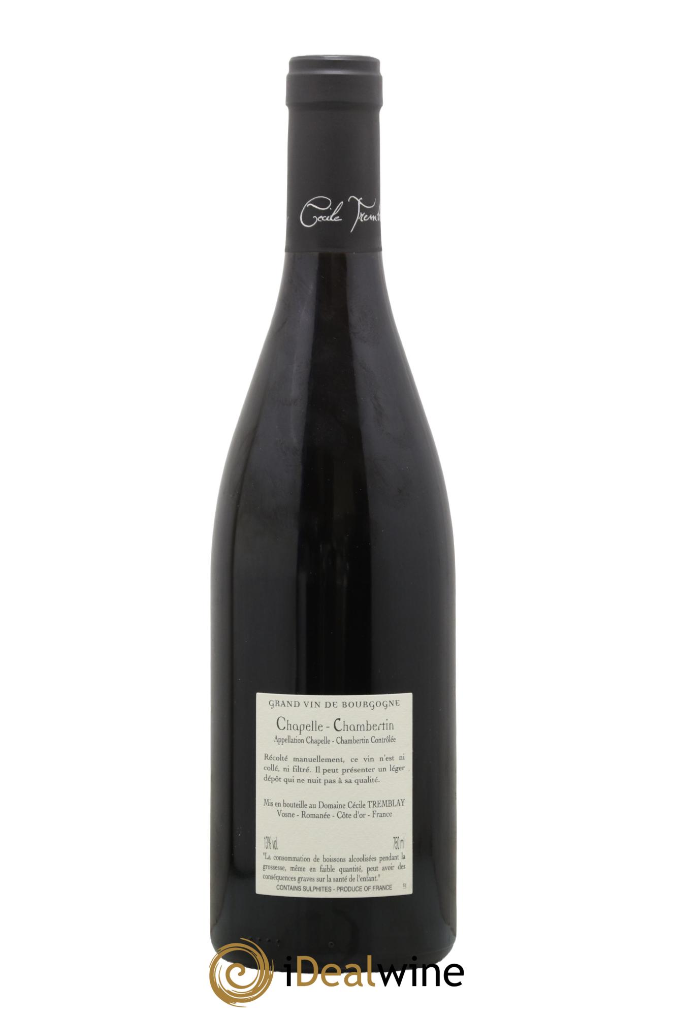 Chapelle-Chambertin Grand Cru Cécile Tremblay 2017 - Lotto di 1 bottiglia - 1
