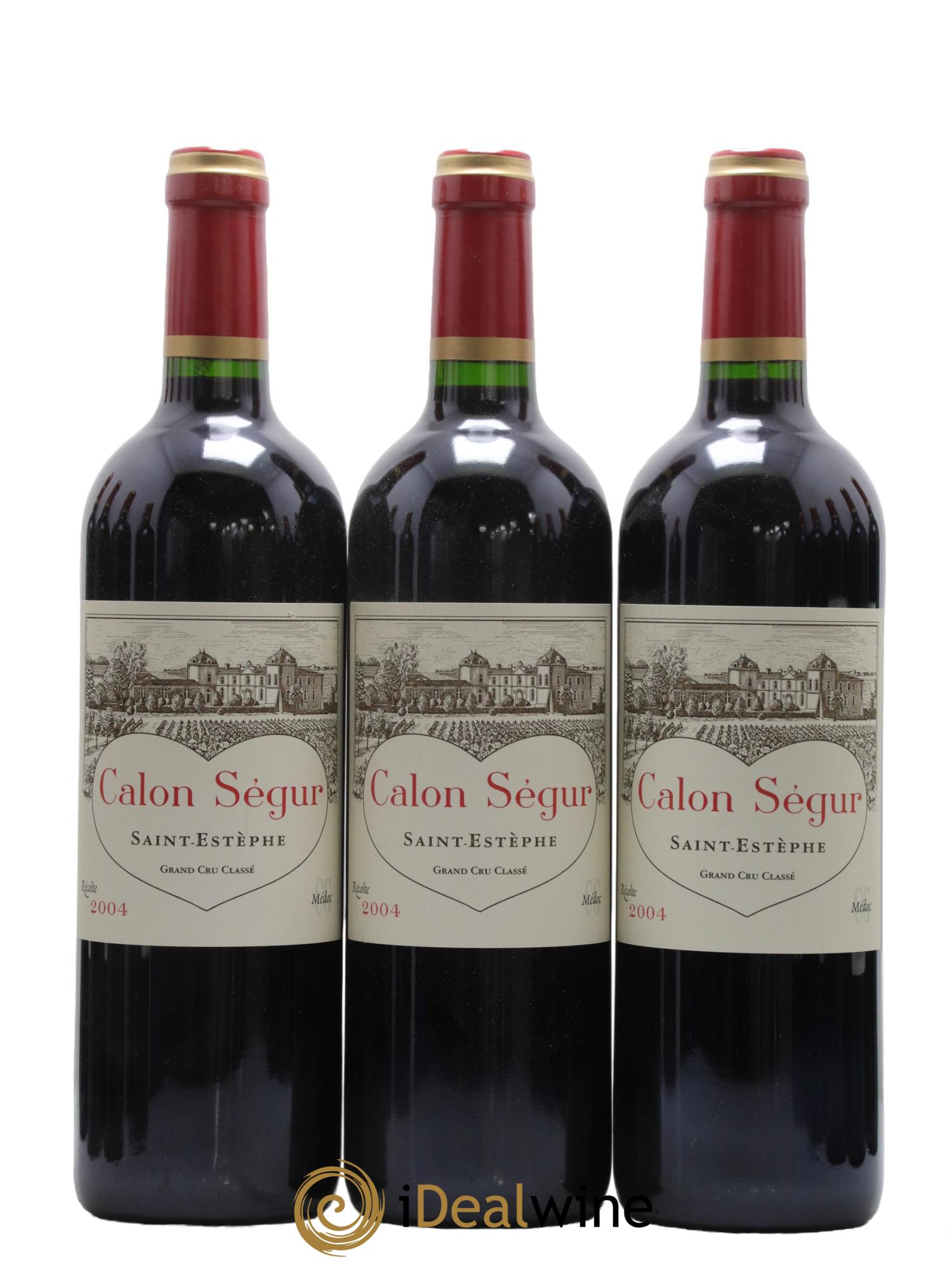 Château Calon Ségur 3ème Grand Cru Classé  2004 - Lot of 12 bottles - 1