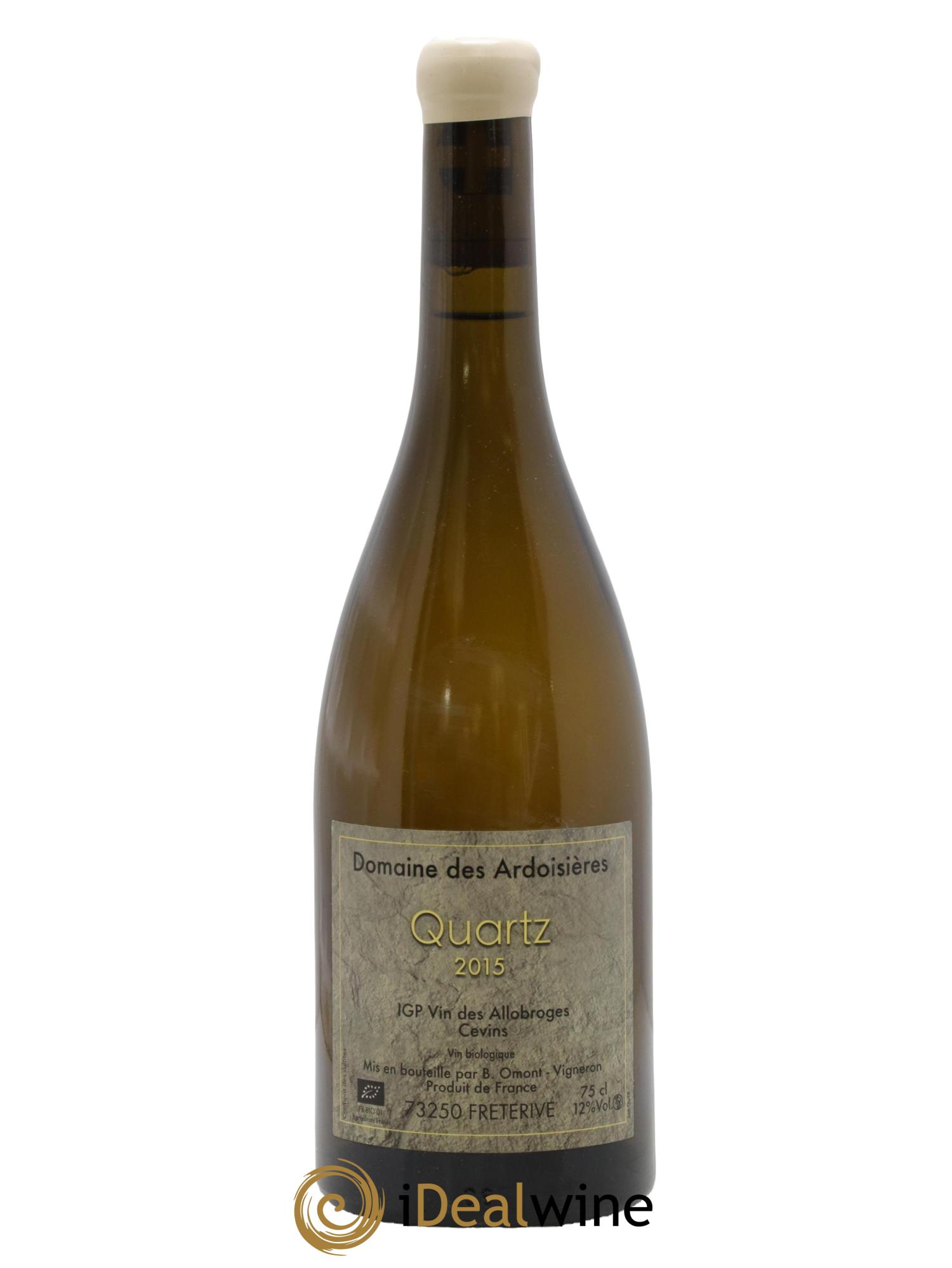 Vin des Allobroges Cevins Quartz Ardoisières (Domaine des) 2015 - Lot de 1 bouteille - 0