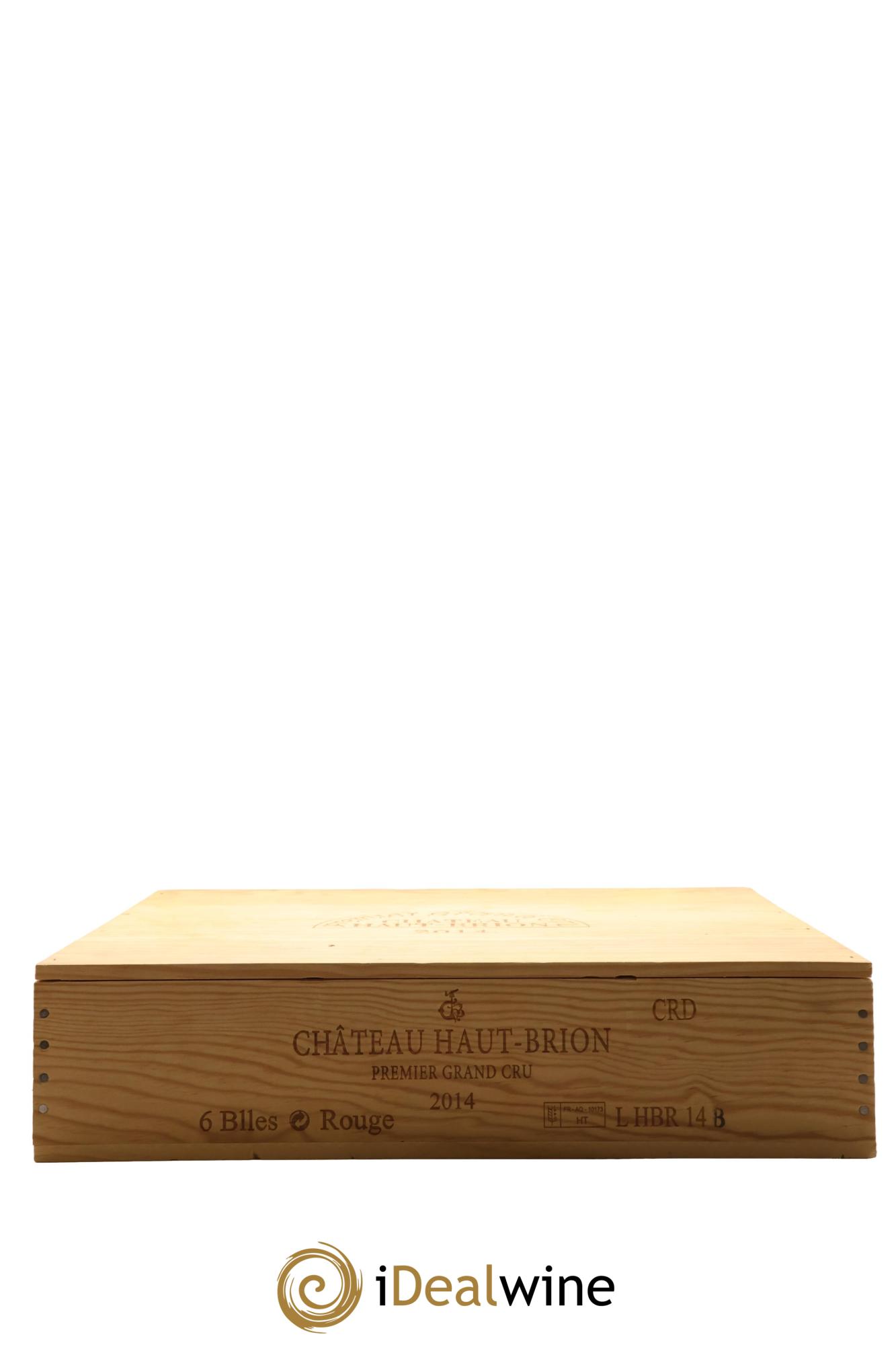 Château Haut Brion 1er Grand Cru Classé 2014 - Lot de 6 bouteilles - 6