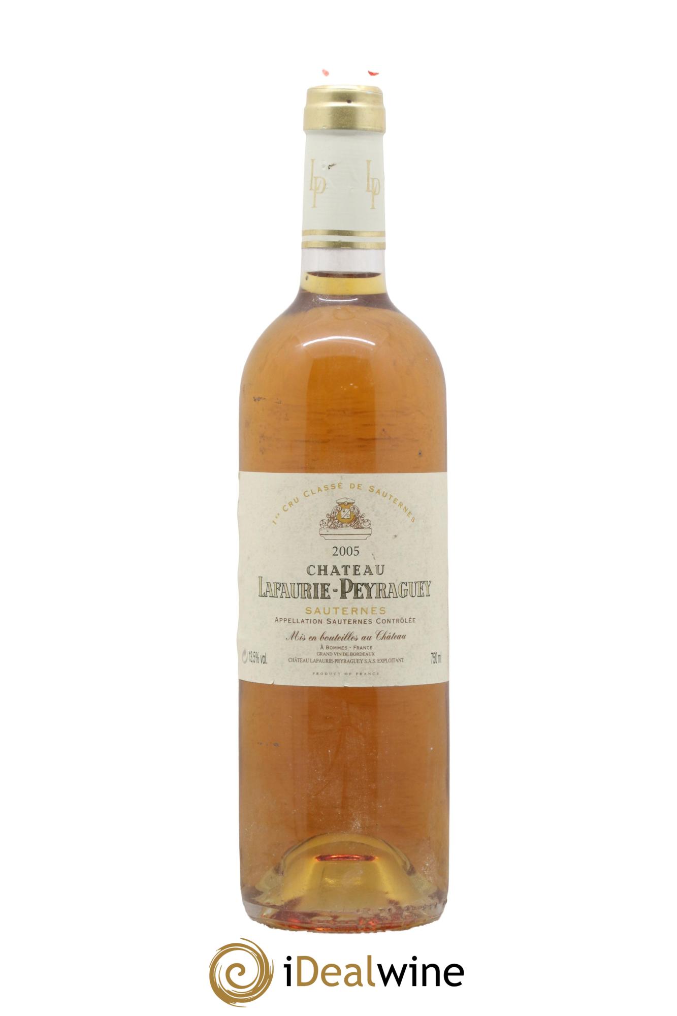 Château Lafaurie-Peyraguey 1er Grand Cru Classé 2005 - Lotto di 1 bottiglia - 0
