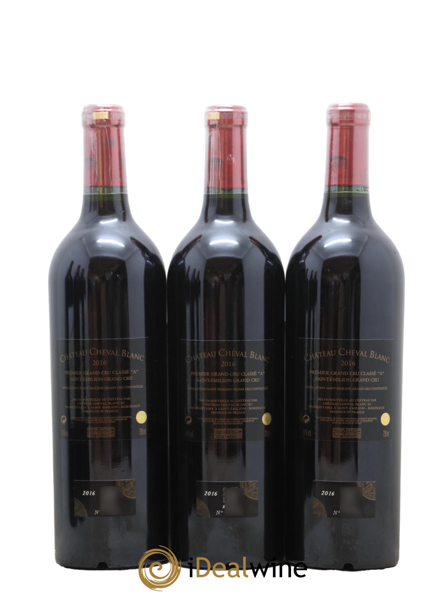 Château Cheval Blanc 1er Grand Cru Classé A 2016 - Lot of 6 bottles - 2