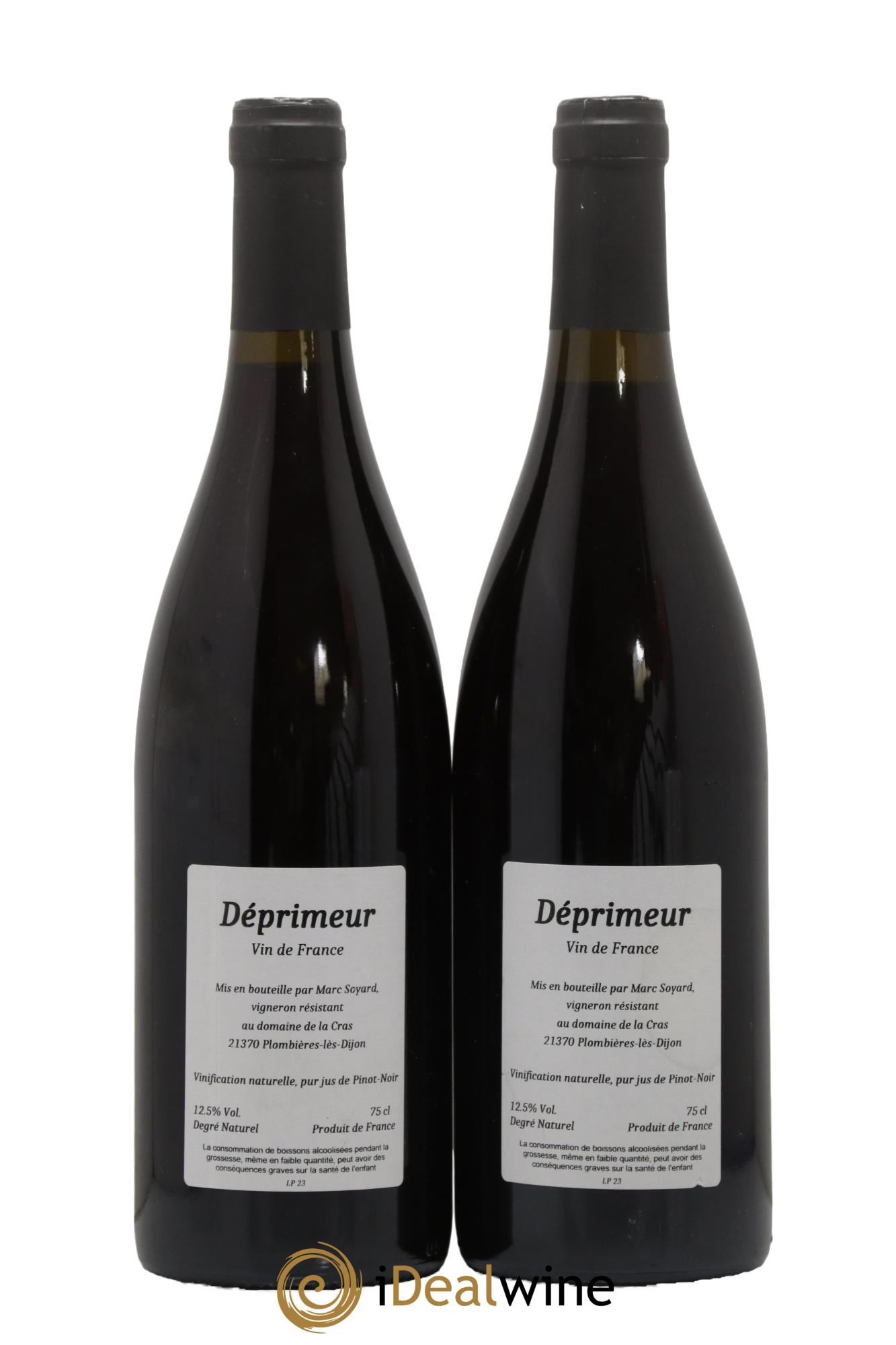 Vin de France Deprimeur Domaine Marc Soyard 2023 - Lot de 2 bouteilles - 0