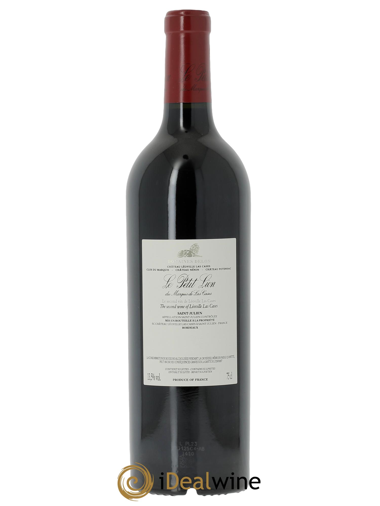 Le Petit Lion du Marquis de Las Cases Second Vin (CBO à partir de 6 bts) 2023 - Lot de 1 bouteille - 1