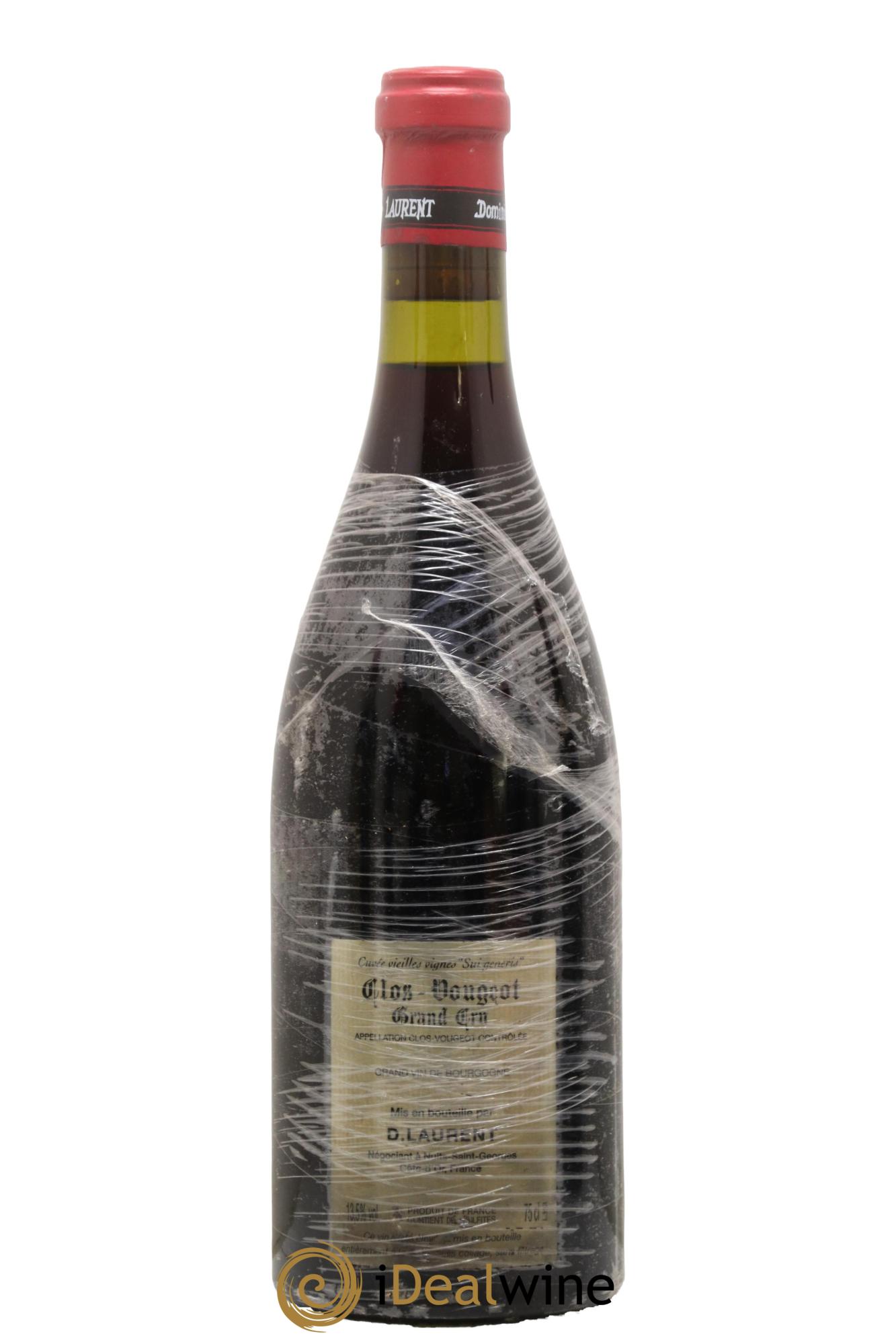 Clos de Vougeot Grand Cru Vieilles vignes Sui Generis Dominique Laurent 2006 - Lot of 1 bottle - 1