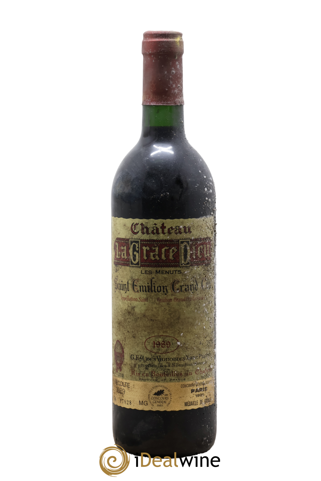 Château la Grâce Dieu les Menuts 1989 - Lot de 1 bouteille - 0