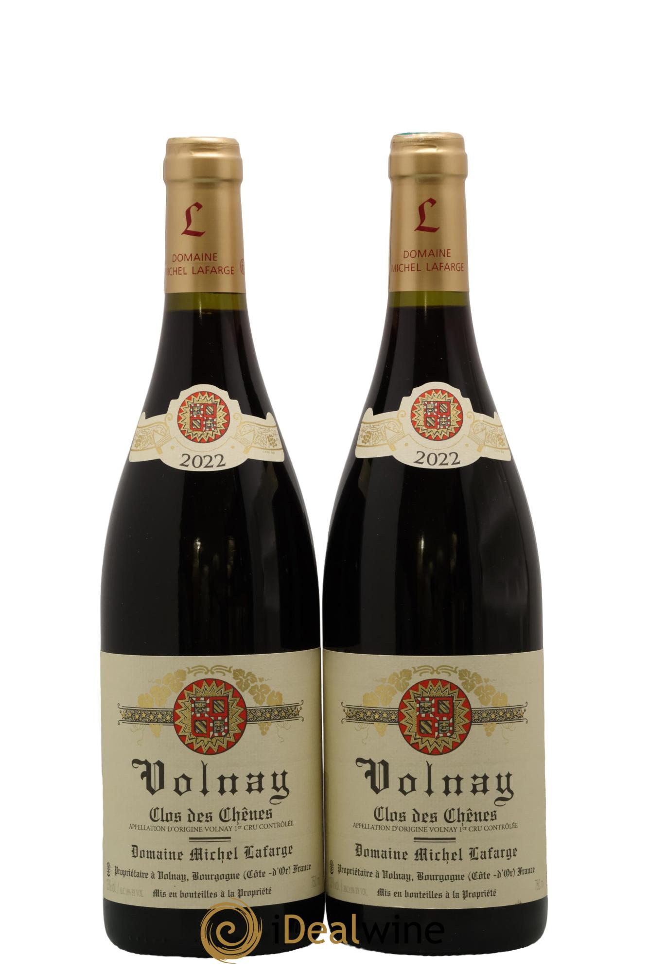Volnay 1er Cru Clos des Chênes Lafarge (Domaine) 2022 - Lot de 2 bouteilles - 0