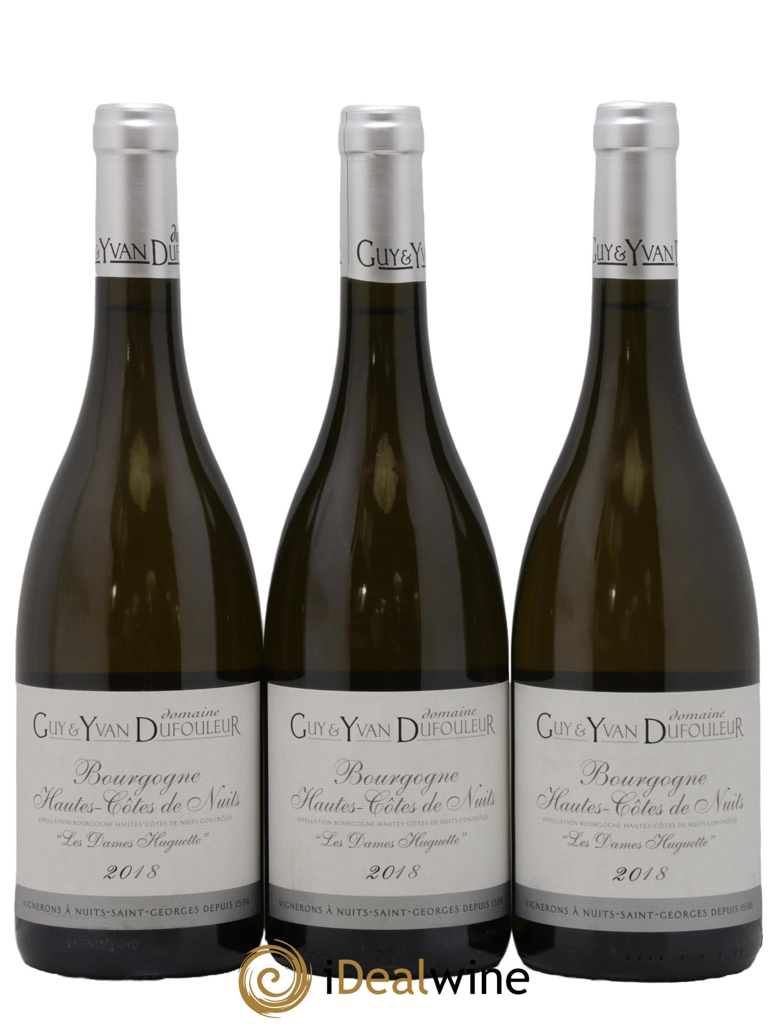 Hautes-Côtes de Nuits Dames Huguette Domaine Dufouleur 2018 - Lot de 3 bouteilles - 0