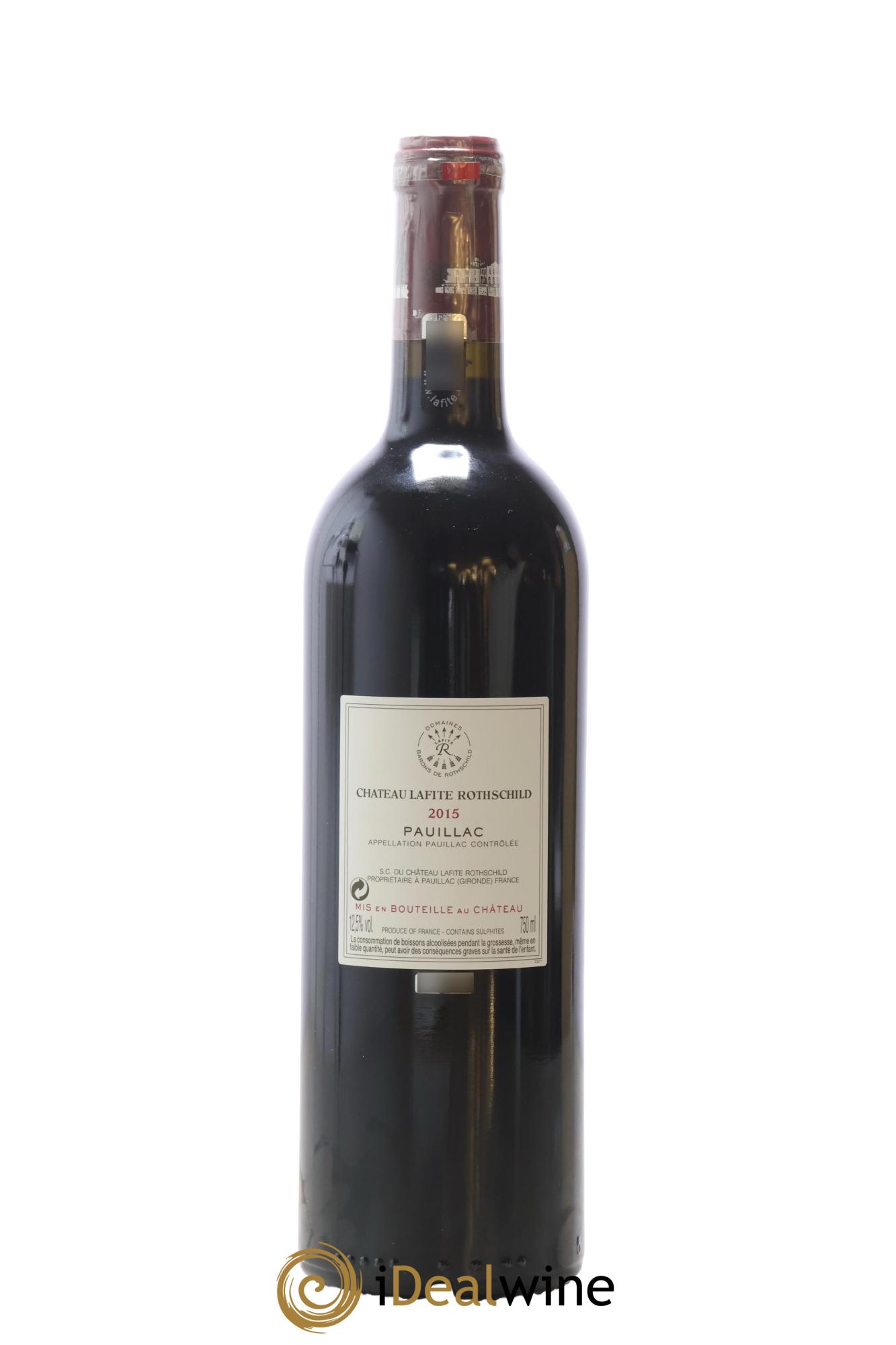 Château Lafite Rothschild 1er Grand Cru Classé 2015 - Lot of 1 bottle - 1