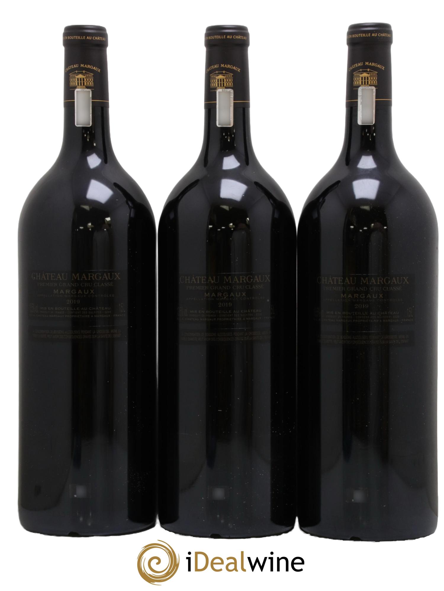 Château Margaux 1er Grand Cru Classé 2019 - Lot de 3 magnums - 1