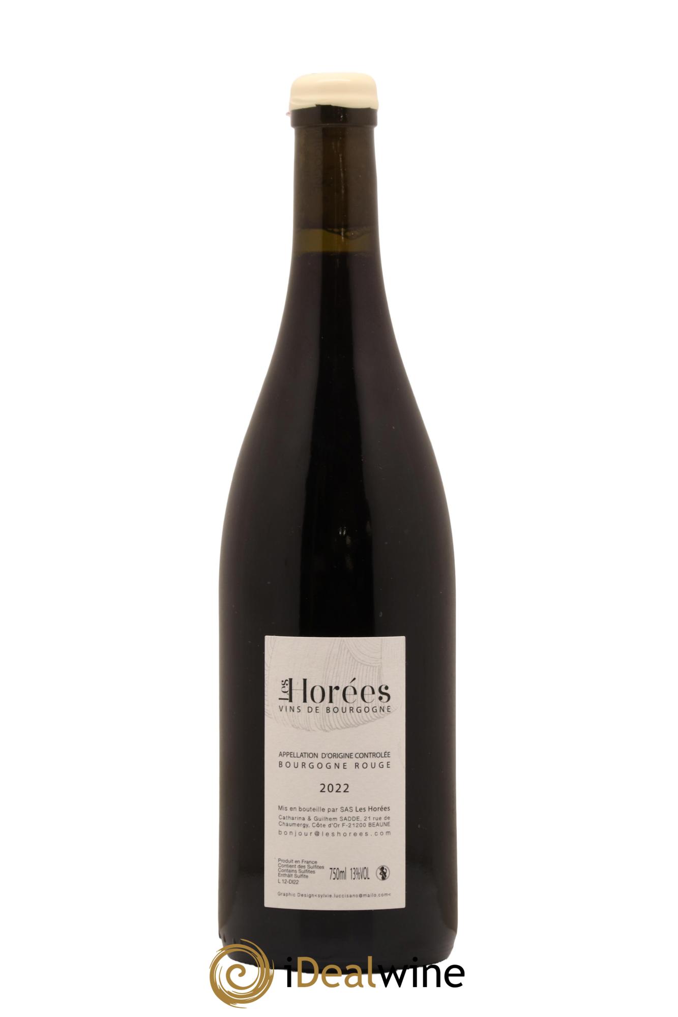Bourgogne Des Six Ifs Les Horees 2022 - Lot de 1 bouteille - 1