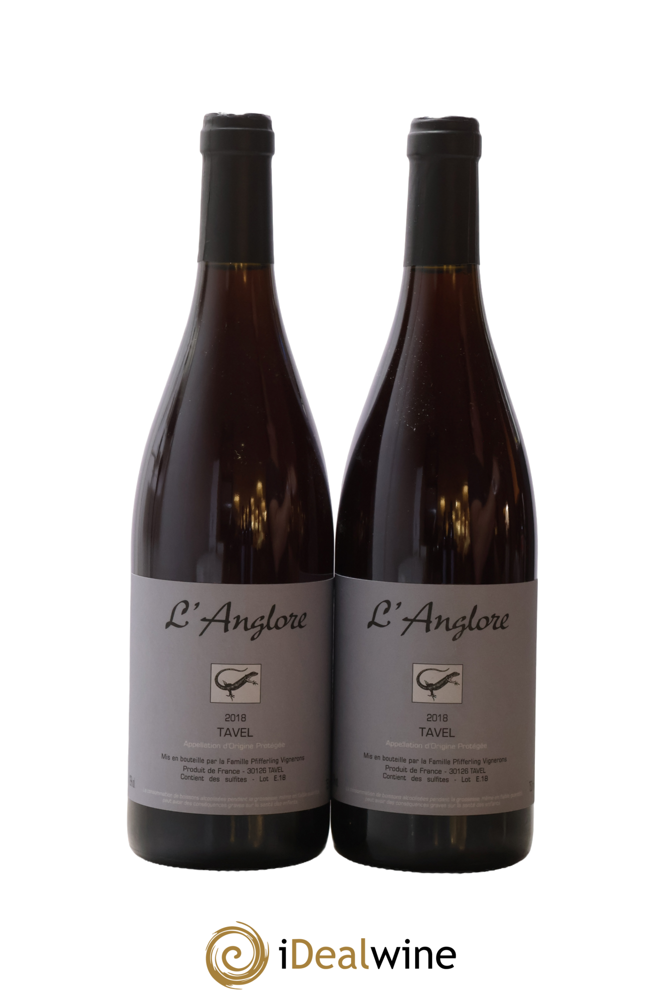 Tavel L'Anglore 2018 - Lot de 2 bouteilles - 0