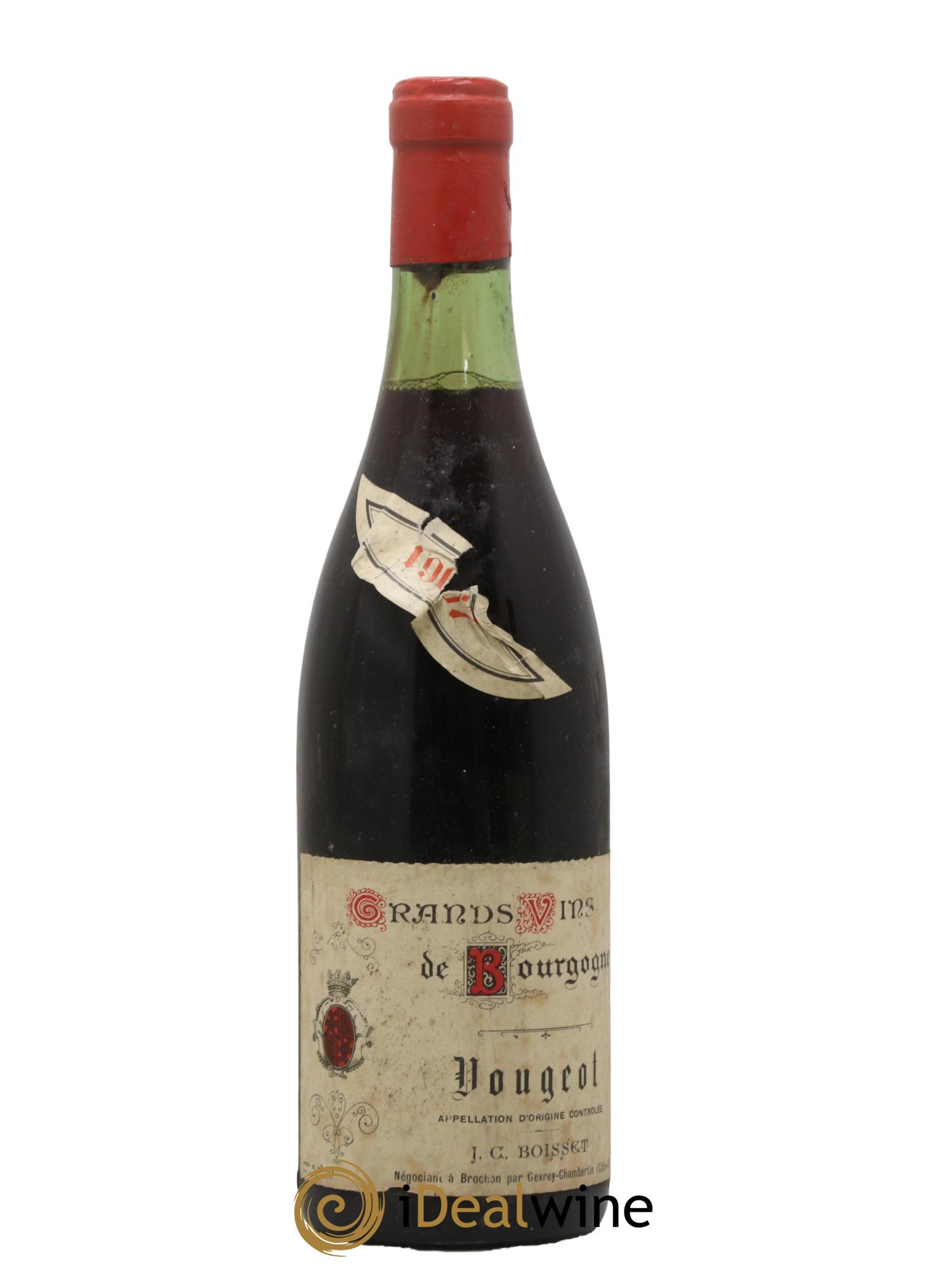 Vougeot 1er Cru Jean Claude Boisset 1967 - Lot de 1 bouteille - 0