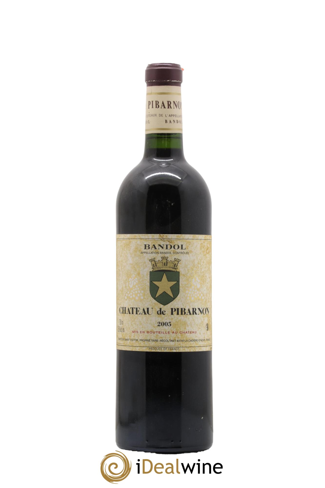 Bandol Château de Pibarnon Comte de Saint-Victor 2005 - Lot de 1 bouteille - 0