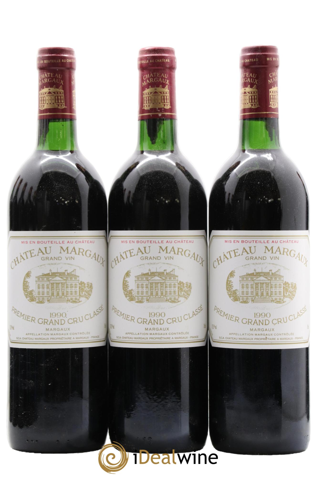 Château Margaux 1er Grand Cru Classé 1990 - Lot de 12 bouteilles - 3