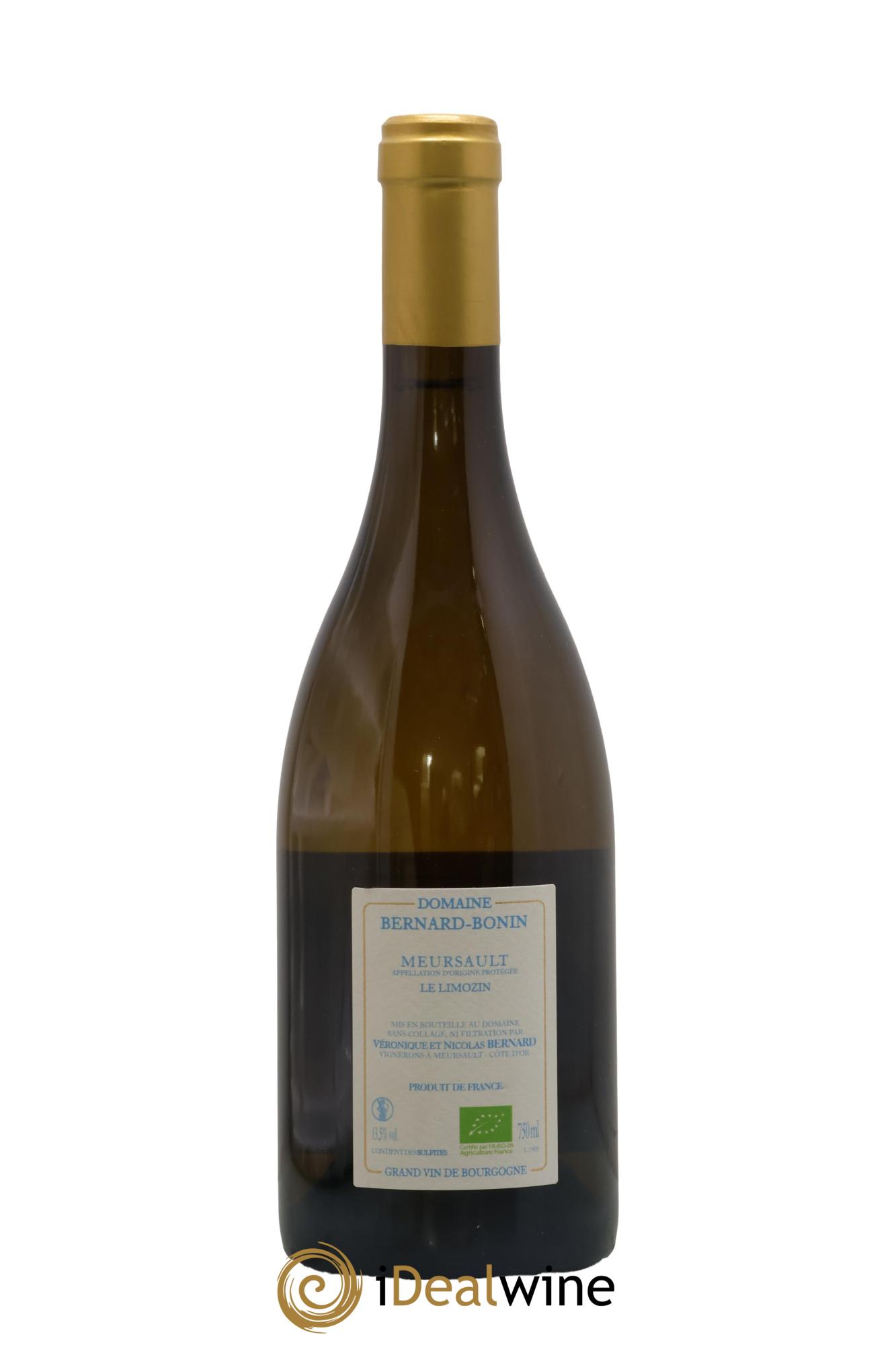 Meursault Le Limozin Bernard Bonin 2019 - Posten von 1 Flasche - 1